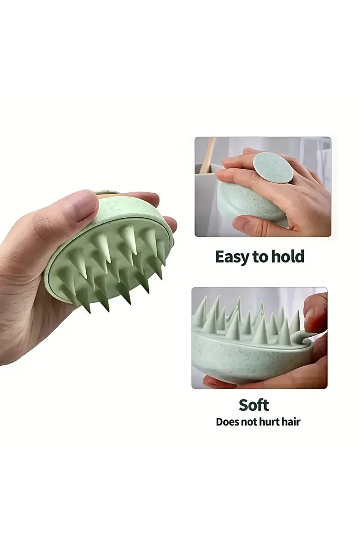 Go İthalat Koni̇k U&ccedil;lu Sa&ccedil; Masaj Fır&ccedil;ası (Asorti̇li̇) (4457)