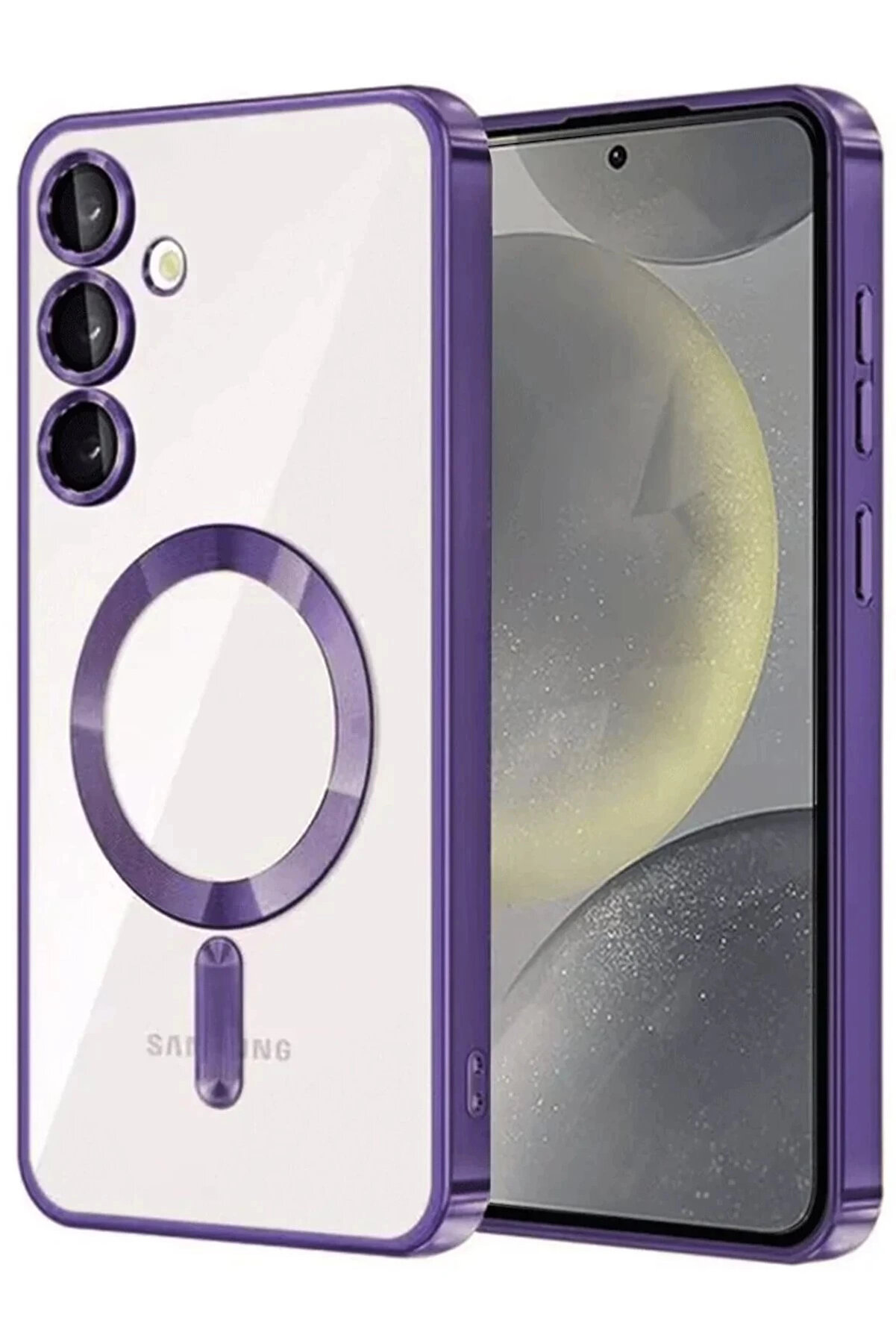 Buti̇k Samsung Galaxy A54 5G Kross Magneti̇csafe Kapak - Mor-(5796)