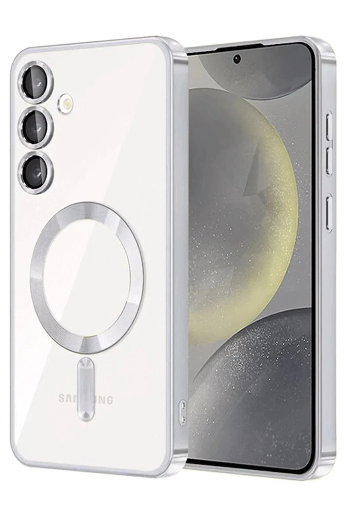 Buti̇k Samsung Galaxy A17 5G Kross Magneti̇csafe Kapak - Ti̇tan Gri̇-(5796)