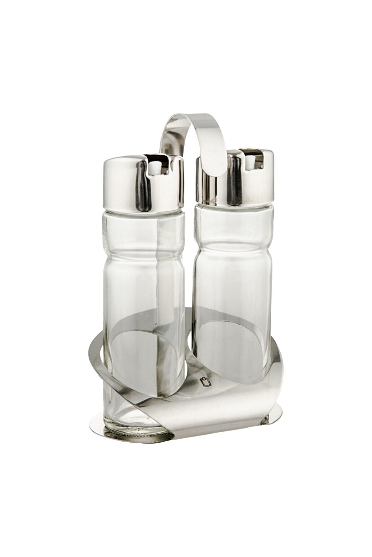 Metro Chef Yağ & Si̇rke Di̇speneri̇ Cam Ve Çeli̇k Profesyonel Yağdanlık Si̇rkeli̇k Ve Tutucu 170 Ml