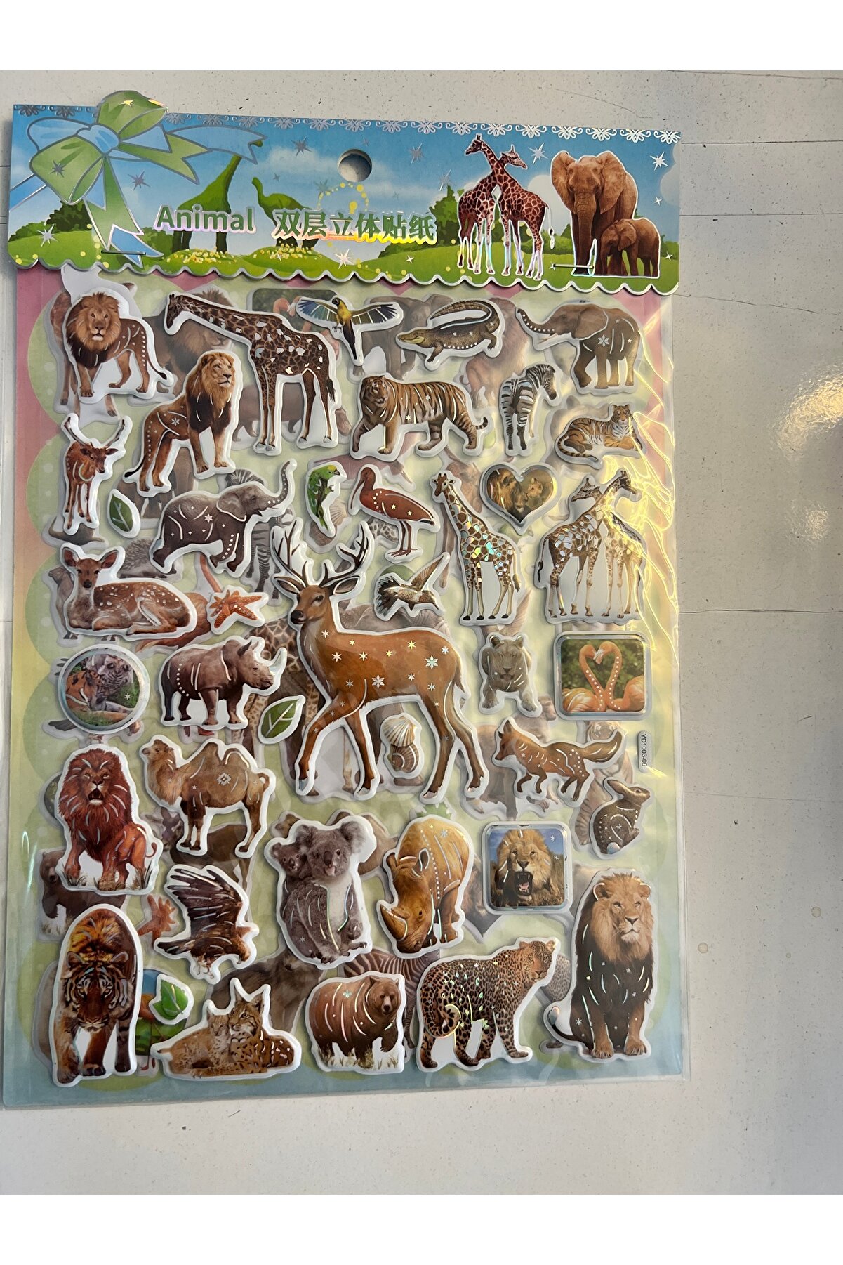 Ai̇rbrush Tattoo Kabartma Hayvanlar Sti̇cker Etki̇nli̇k Oyunu 2 Kartela Bi̇rden Model19