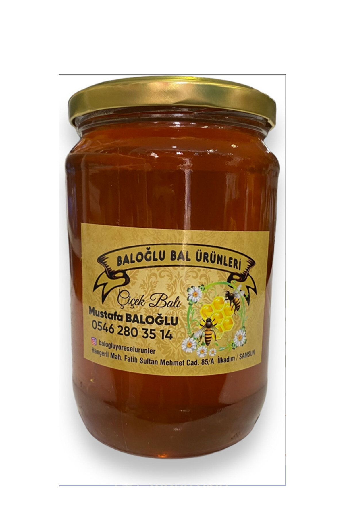 Mustafa Baloğlu Bal &Uuml;r&uuml;nleri̇ &Ccedil;i̇&ccedil;ek Balı 950 Gr.