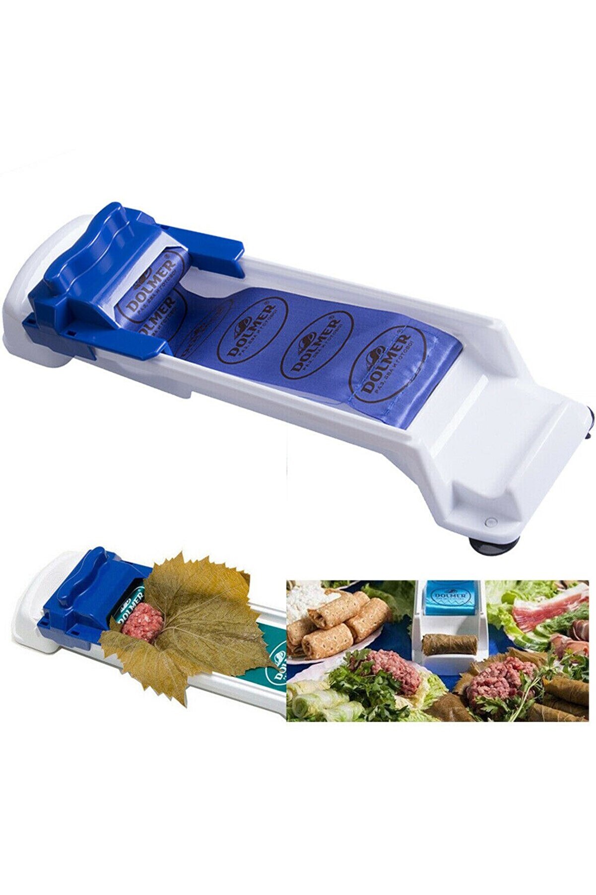 Go İthalat Sarma Asma Yaprağı Dolması &Uuml;z&uuml;m & Lahana Maki̇nesi̇ Yaprak Sarma Rulo Dolma (5250)