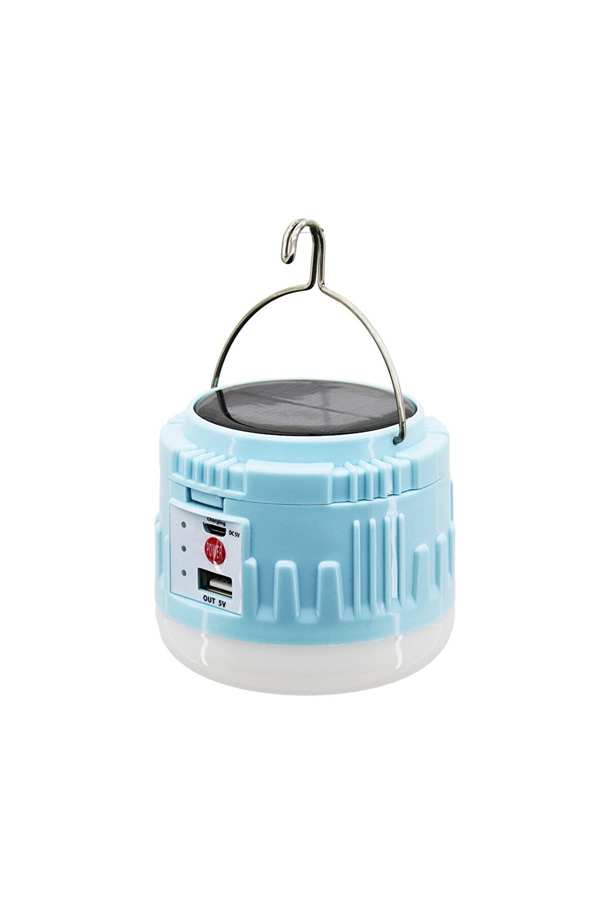 Go İthalat Usb - Solar Şarjlı Askılı Kamp Lambası - Powerbank (5250)