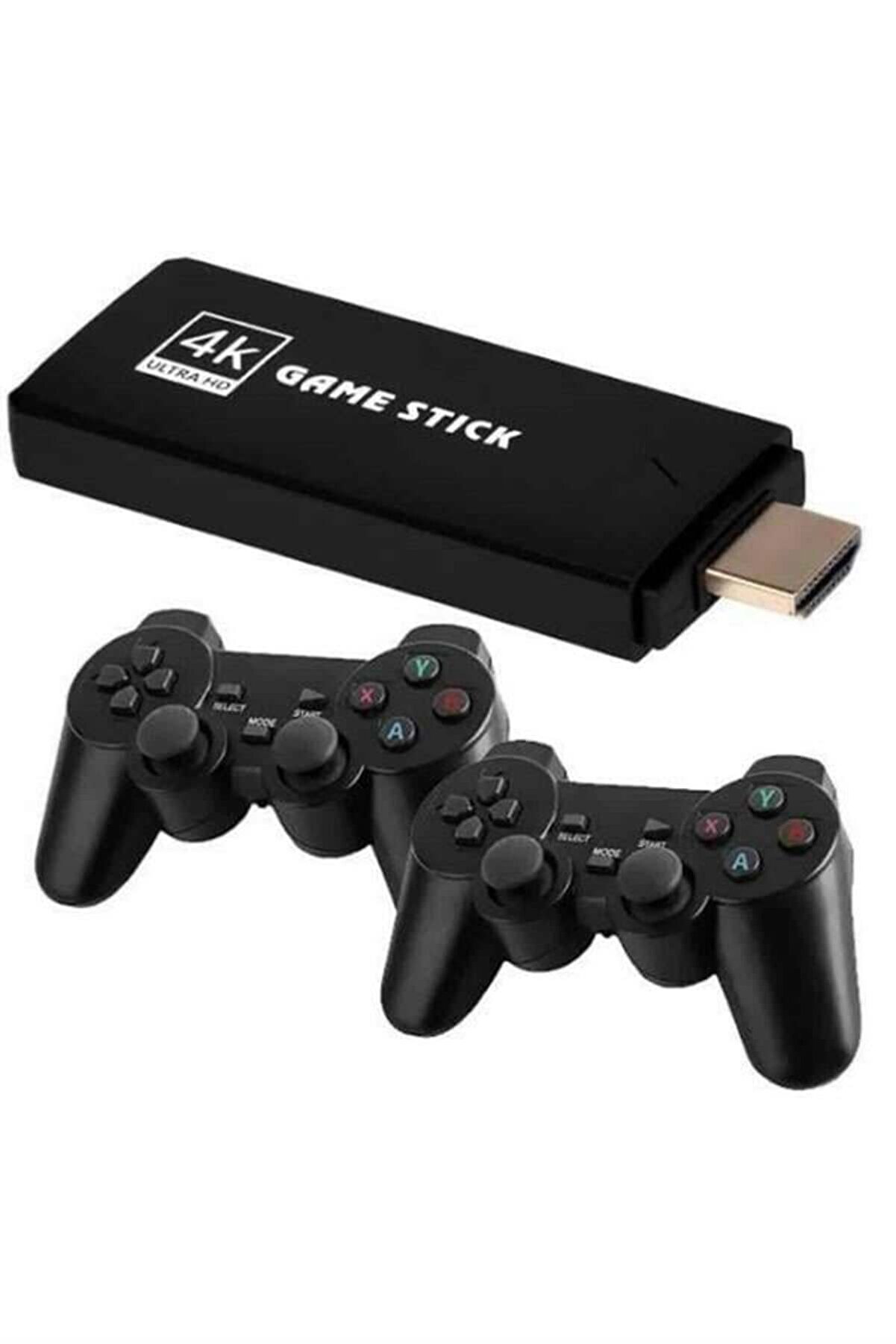 Pazarcan 2 Kollu Kablosuz 2.4G Retro Oyunlar 4K Game Sti̇ck 3500 Oyun Atari̇