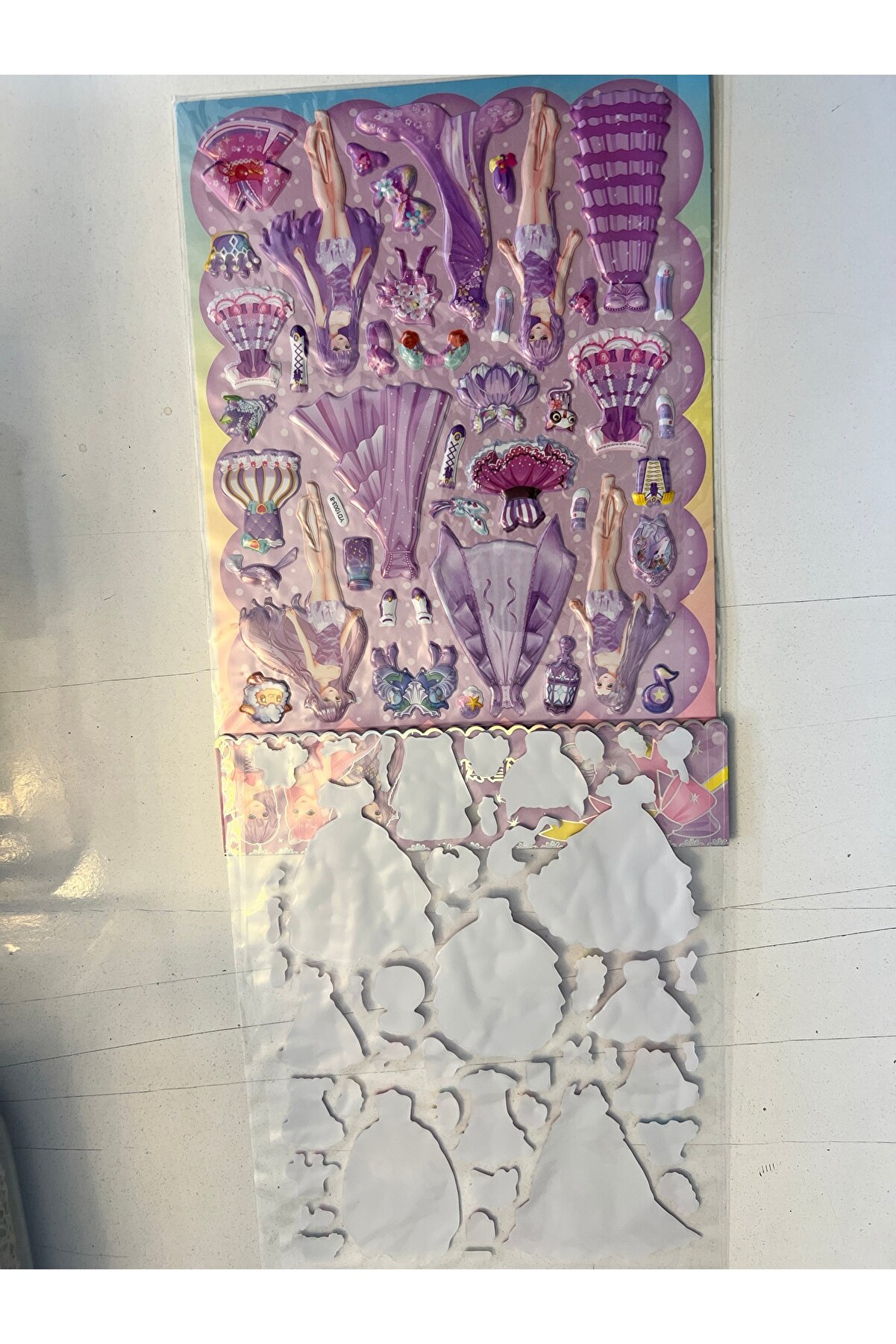 Ai̇rbrush Tattoo Sti̇cker Prenses Elbi̇se Gi̇ydi̇rme Etki̇nli̇k Oyunu 2 Kartela Bi̇rden Model14