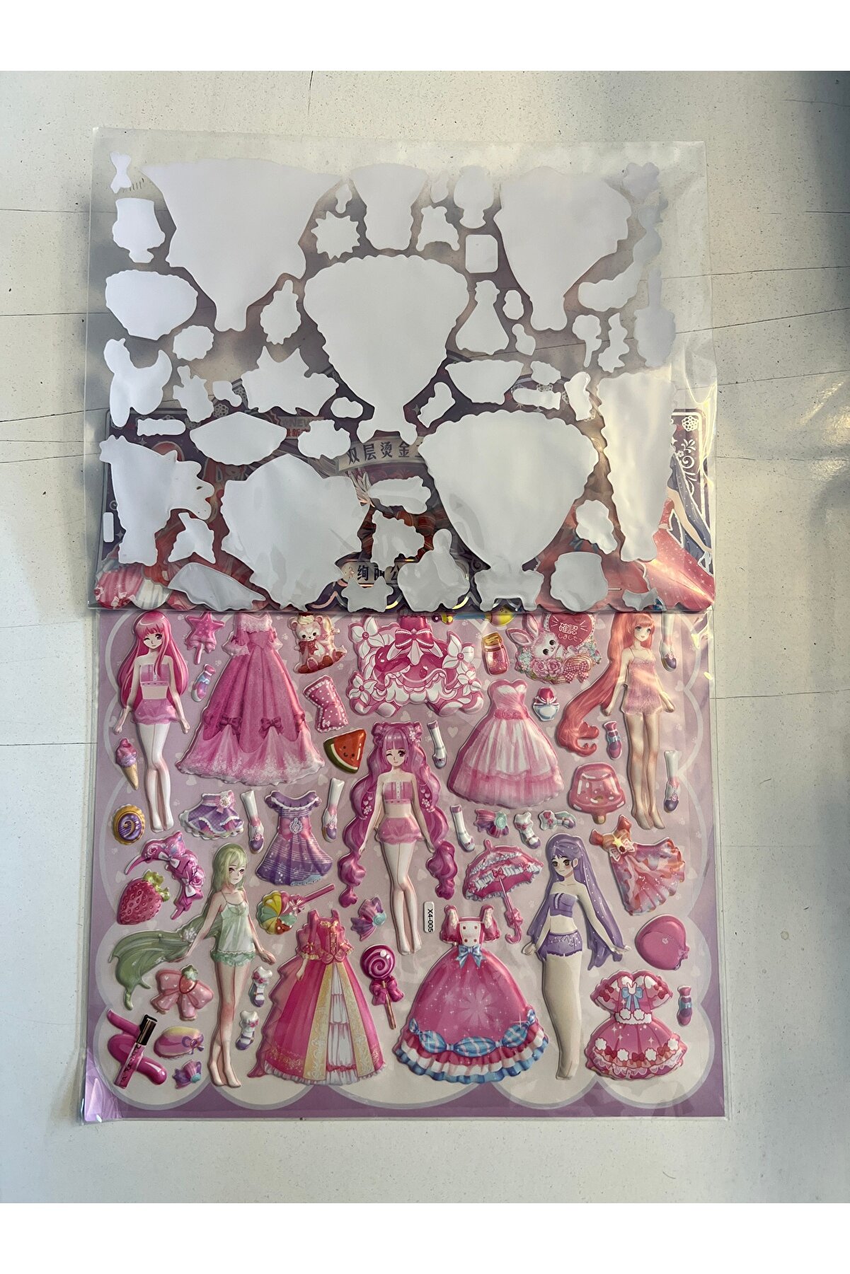 Ai̇rbrush Tattoo Sti̇cker Prenses Elbi̇se Gi̇ydi̇rme Etki̇nli̇k Oyunu 2 Kartela Bi̇rden Model13