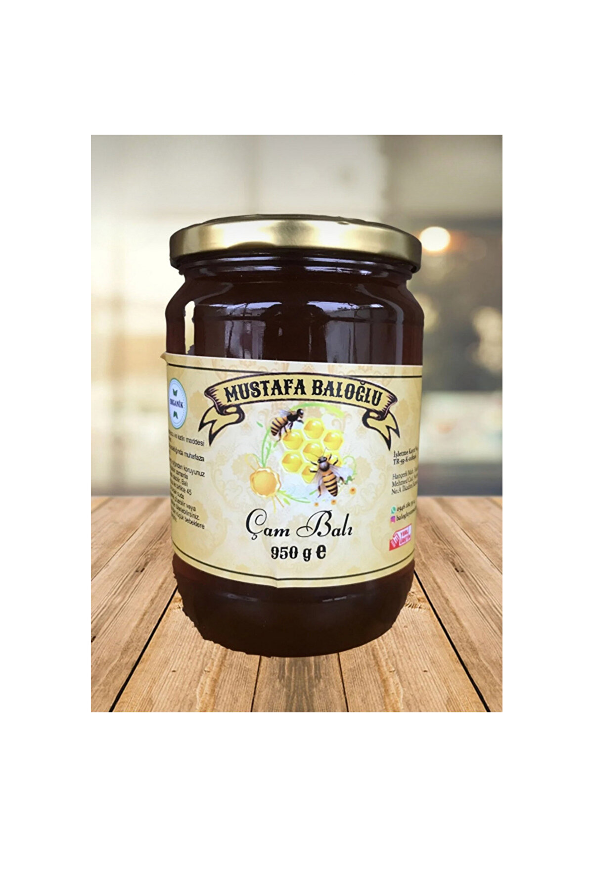 Mustafa Baloğlu Bal &Uuml;r&uuml;nleri̇ &Ccedil;am Balı 950 Gr.