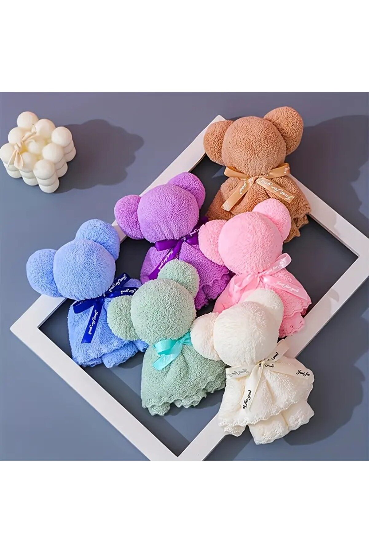 Ethab Ti̇caret Sevi̇mli̇ Ayı Havlu Hedi̇ye Seti̇ (&Ouml;zel &Ccedil;antası Hedi̇ye)1 Adet Tekli̇