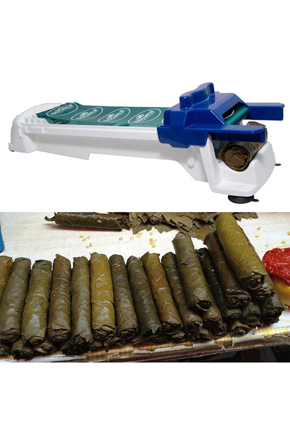 Go İthalat Sarma Asma Yaprağı Dolması &Uuml;z&uuml;m & Lahana Maki̇nesi̇ Yaprak Sarma Rulo Dolma (5250)