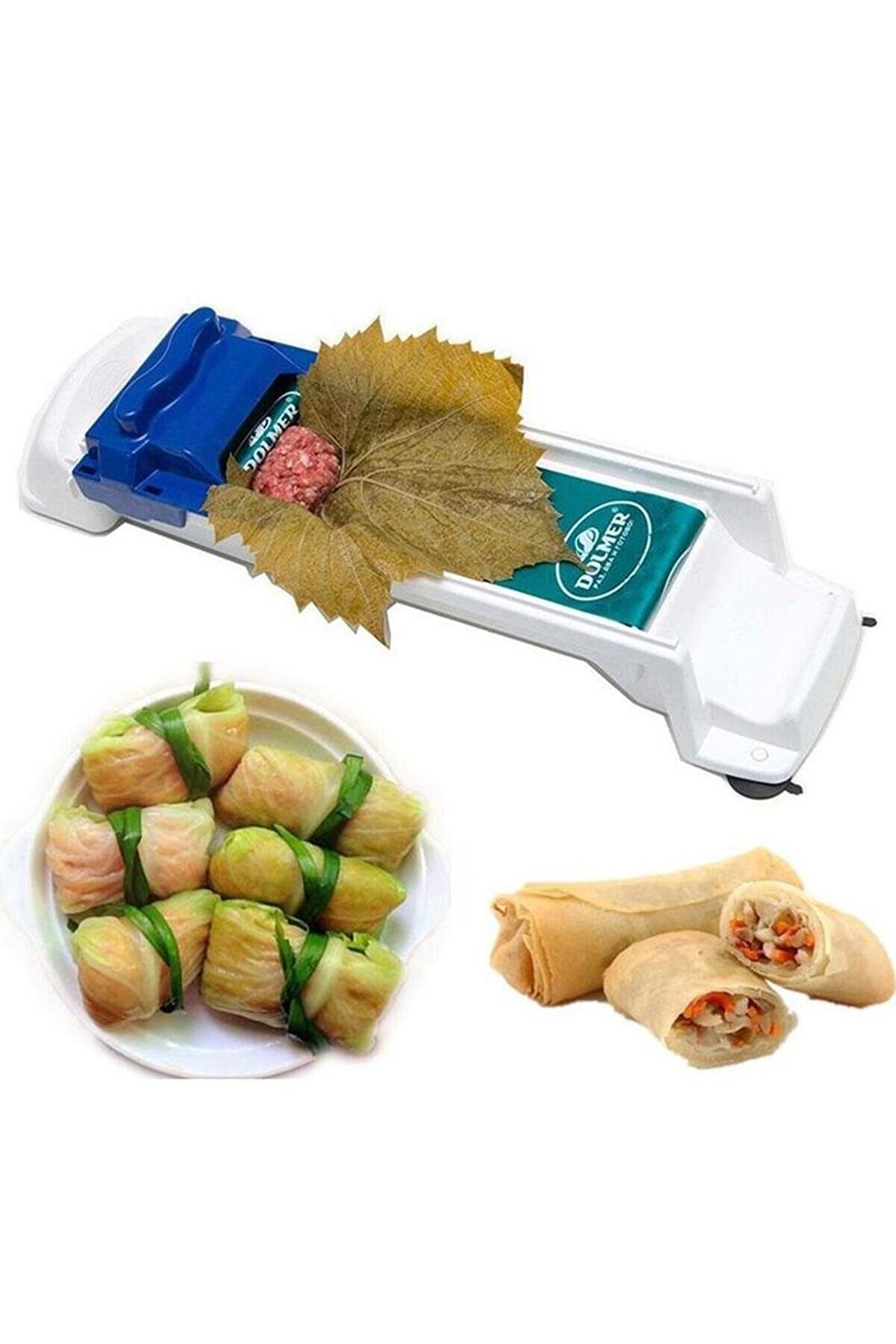 Go İthalat Sarma Asma Yaprağı Dolması &Uuml;z&uuml;m & Lahana Maki̇nesi̇ Yaprak Sarma Rulo Dolma (5250)