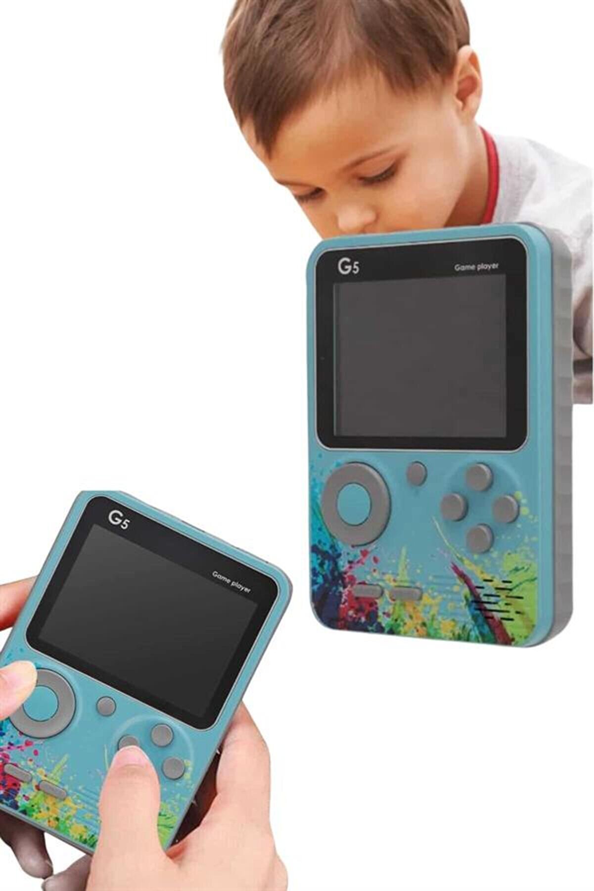 Mkr &Ccedil;ocuklara &Ouml;zel 4K Hd Retro Oyun Konsol El Atari̇ Taşınabi̇li̇r 500 Oyunlu