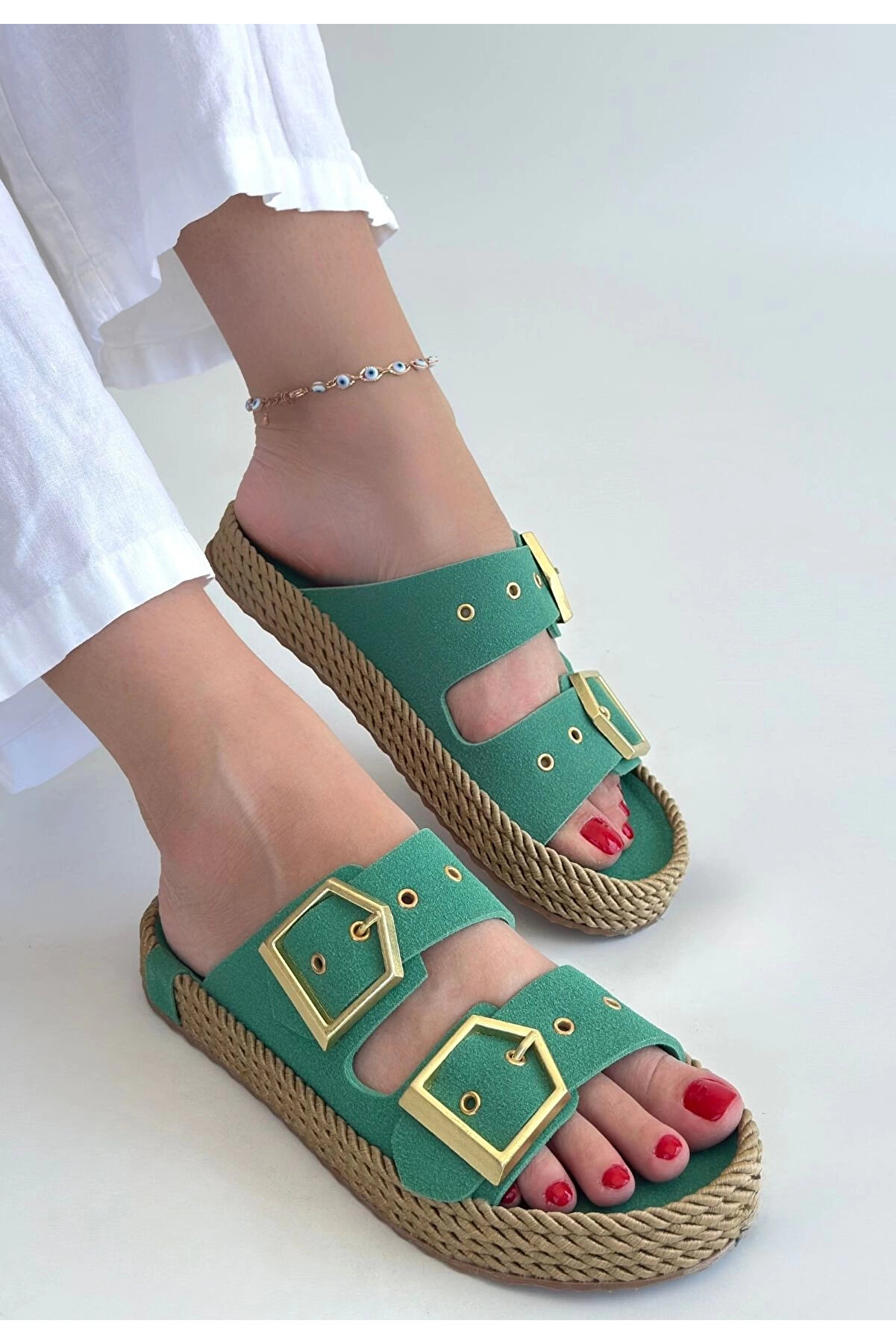 Buti̇k İces Yeşi̇l Nubuk Terli̇k