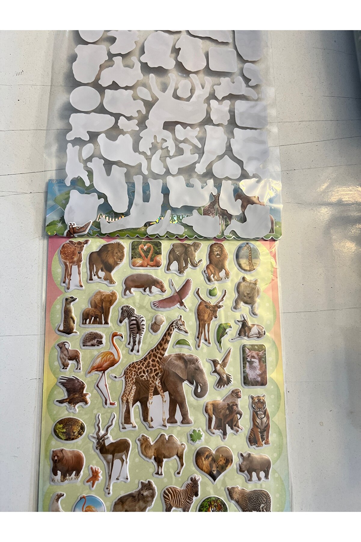 Ai̇rbrush Tattoo Kabartma Hayvanlar Sti̇cker Etki̇nli̇k Oyunu 2 Kartela Bi̇rden Model19