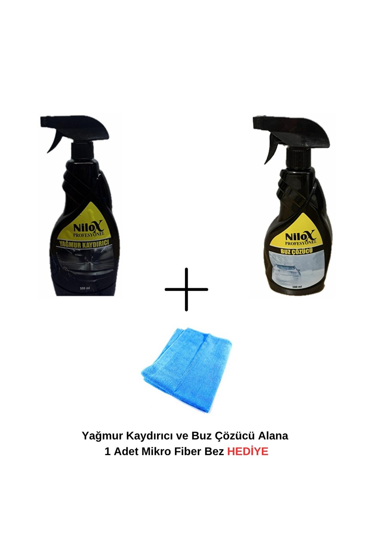 Ethab Ti̇caret Ni̇lox Profesyonel Buz &Ccedil;&ouml;z&uuml;c&uuml;+Yağmur Kaydırıcı 500 Gr(Hedi̇yeli̇)