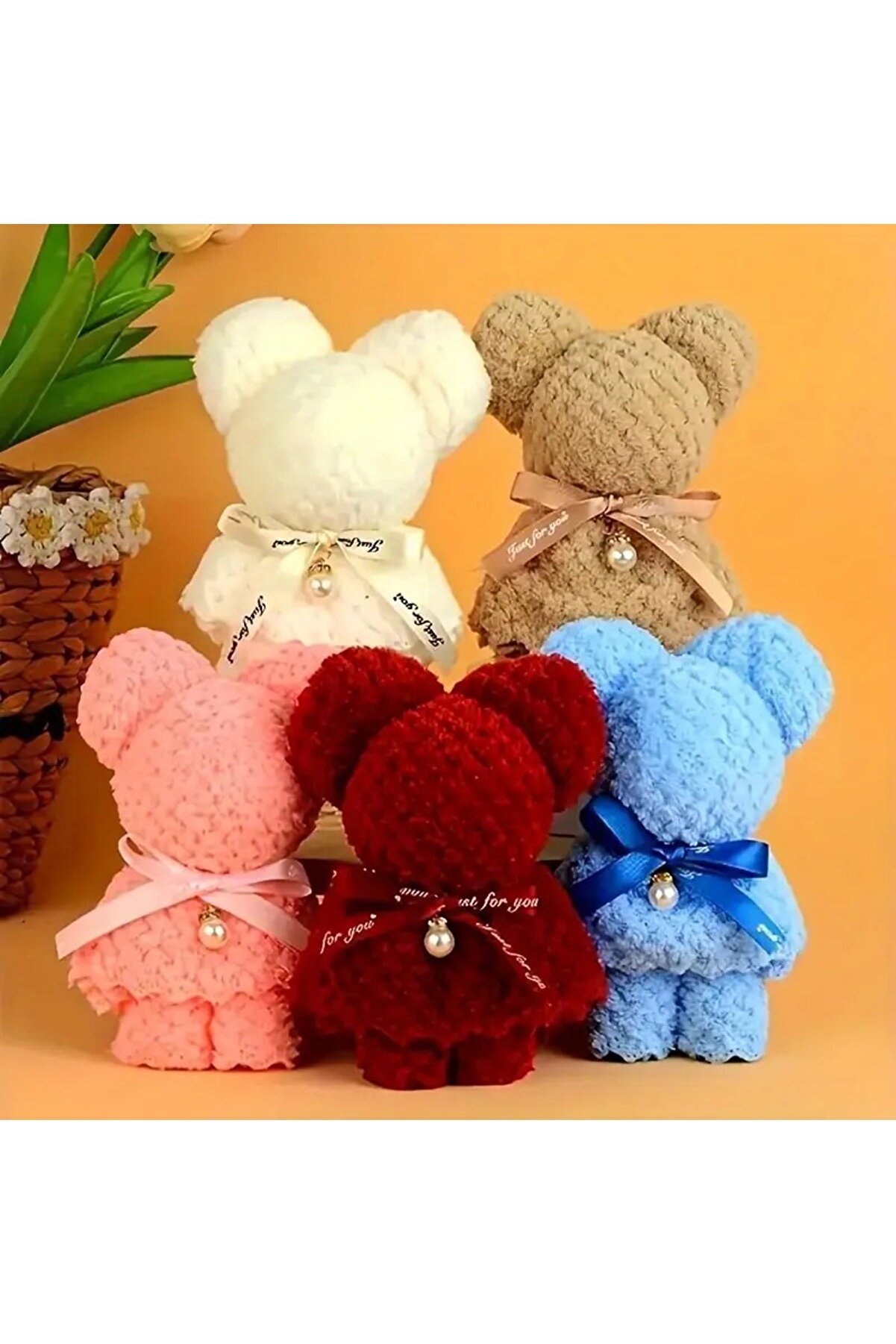 Ethab Ti̇caret Sevi̇mli̇ Ayı Havlu Hedi̇ye Seti̇ (&Ouml;zel &Ccedil;antası Hedi̇ye)1 Adet Tekli̇