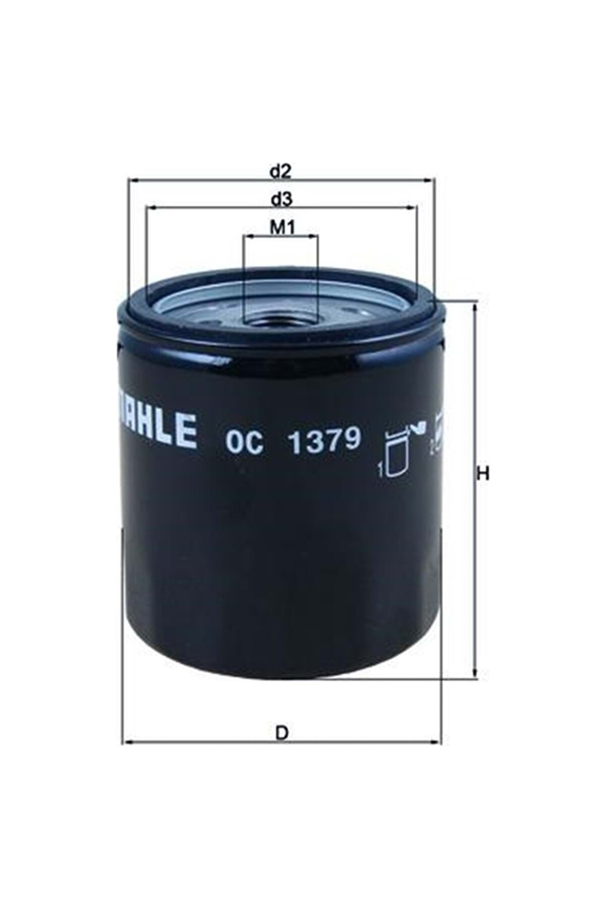 Mahle Oc 1379 Yağ Fi̇ltresi̇ / Buell Uyumlu
