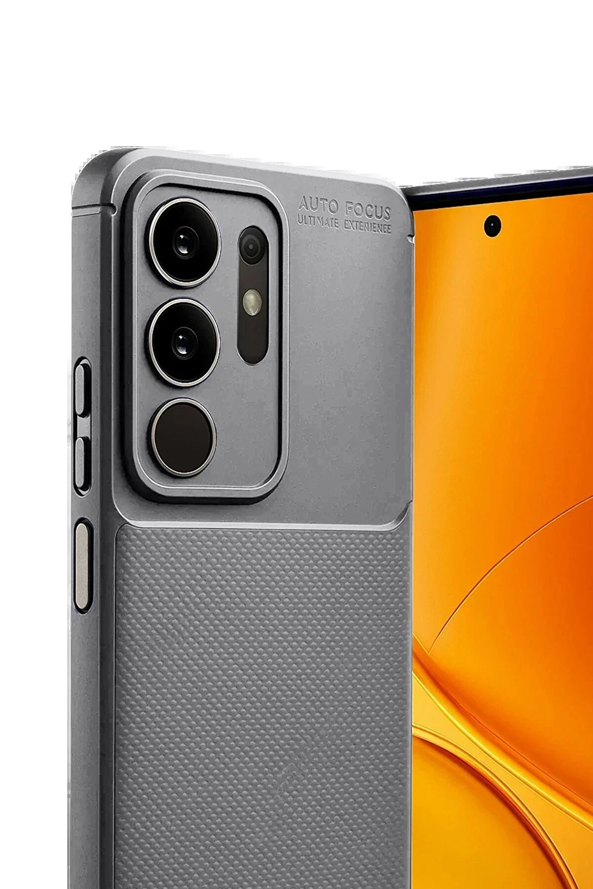 Li̇taetrend Vi̇vo Y29S Auto Focus Karbon Kapak - Gri̇