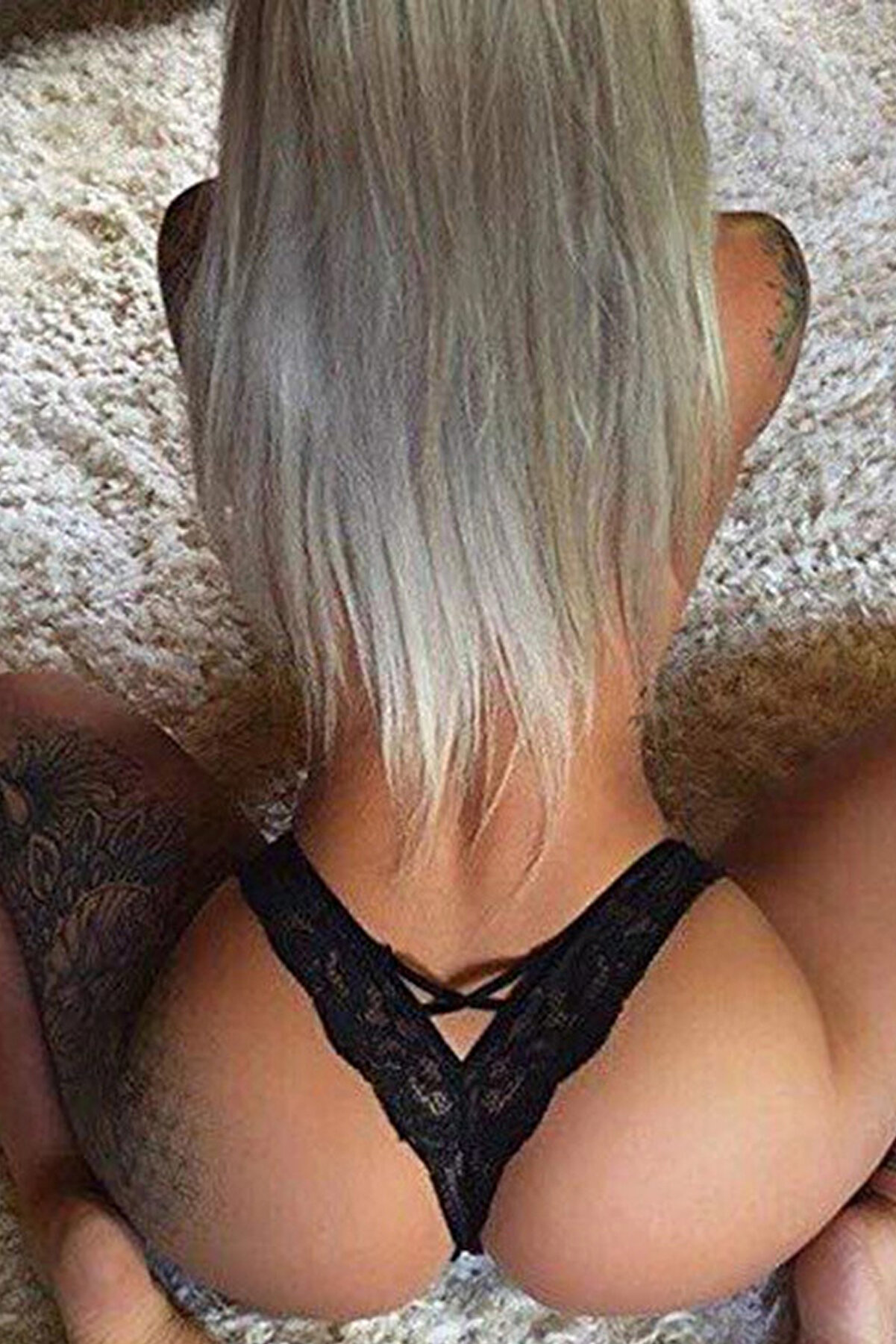 Di̇letrend Kadın Si̇yah Dantel Tanga K&uuml;lot &ndash; Modern Ve Şık Tasarım