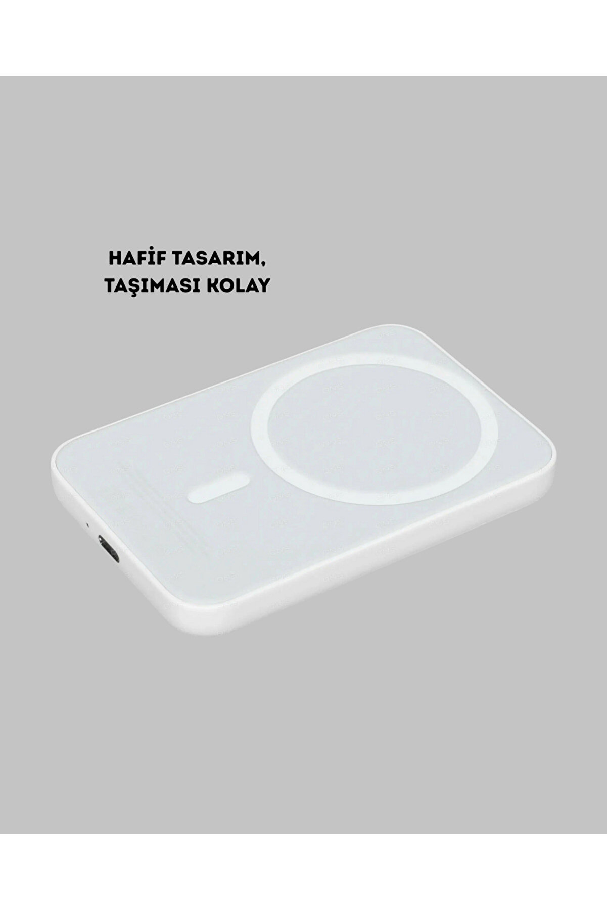 Zero Land Nrzsnt 5000Mah Manyeti̇k Powerbank &ndash; İphone Seri̇si̇ İ&ccedil;i̇n Taşınabi̇li̇r Kablosuz (211233) Şarj Ci̇hazı
