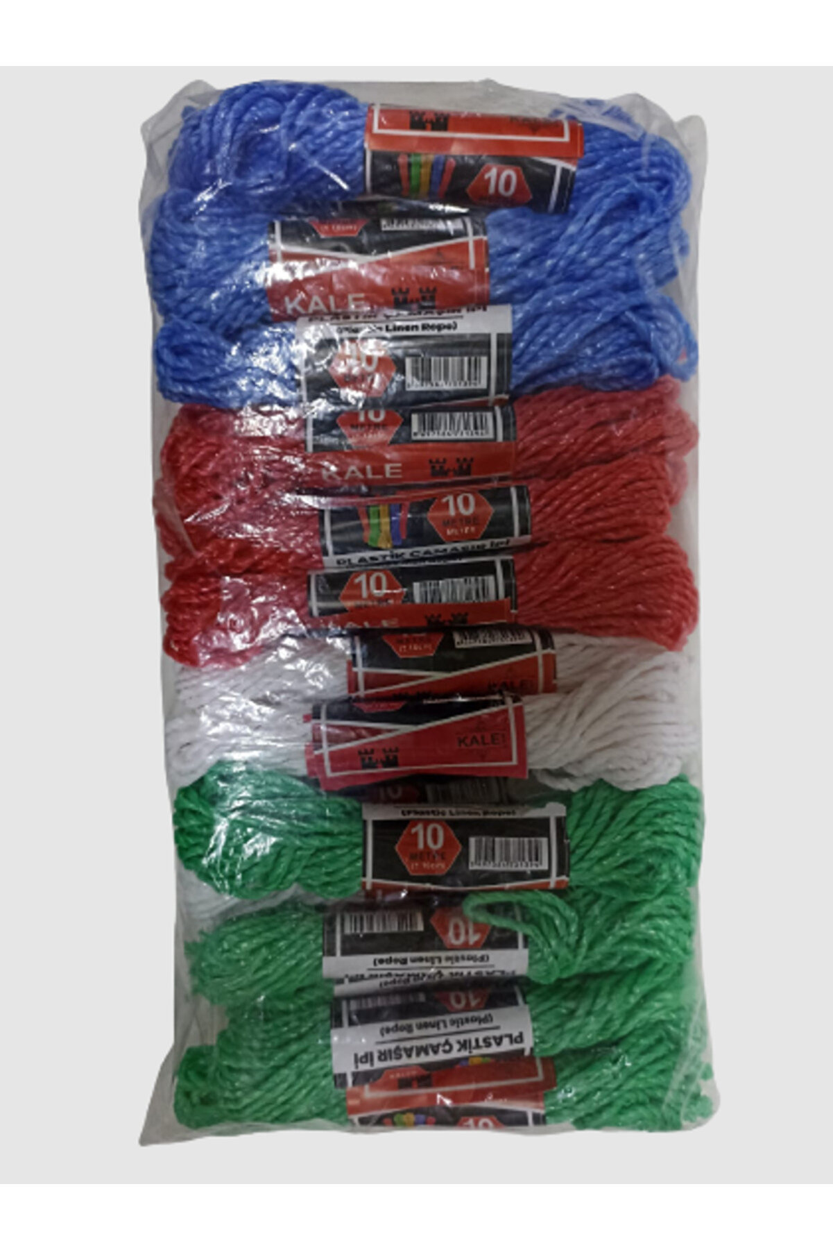 Go İthalat Kale Plasti̇k &Ccedil;amaşır İpi̇ 10 Metre 24 Adet (5250)