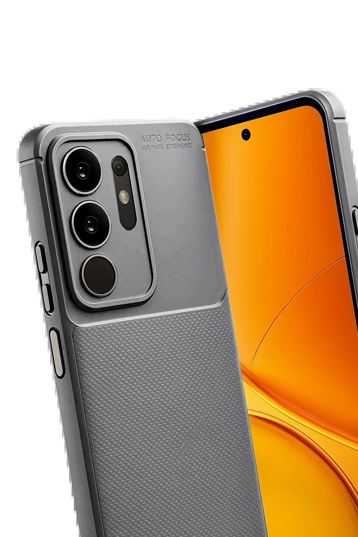 Li̇taetrend Vi̇vo Y29S Auto Focus Karbon Kapak - Gri̇