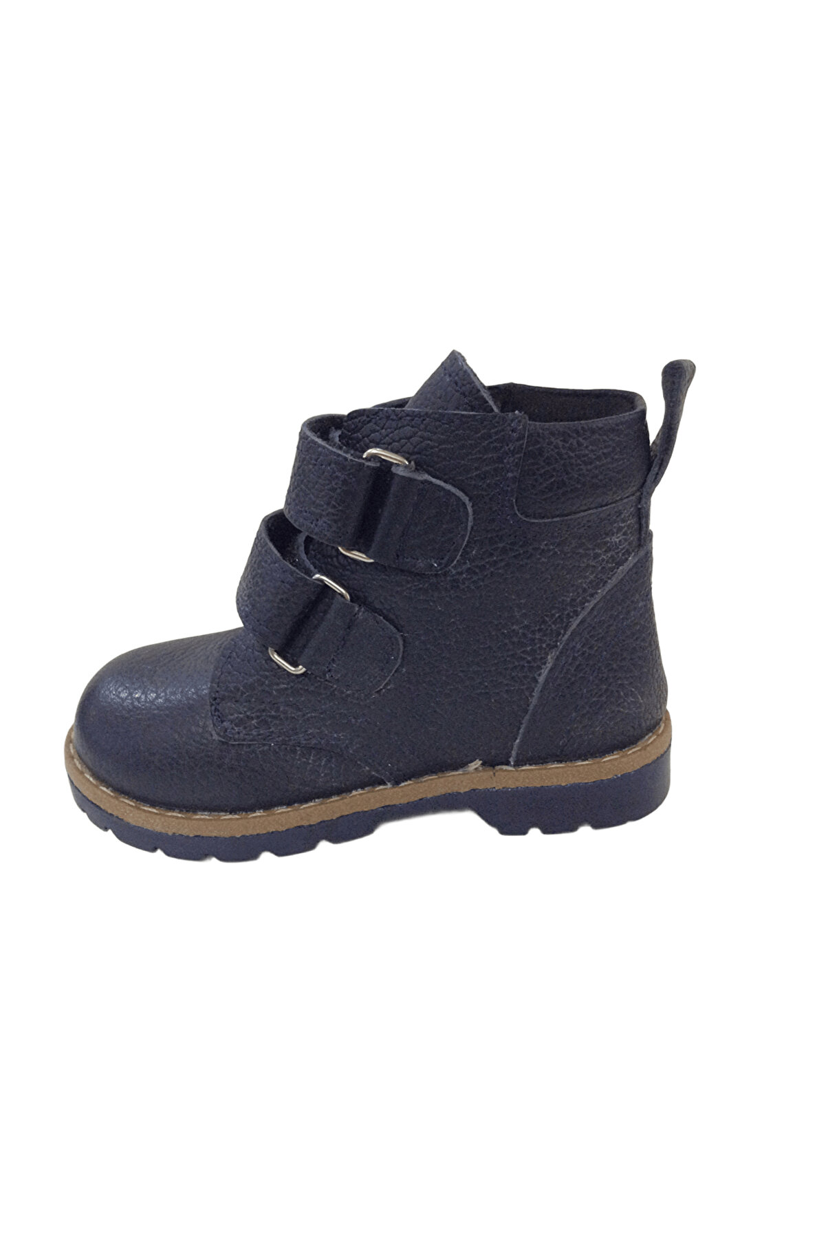 Ortopedi̇kal1001 Ri̇dente K.laci̇vert-Kırmızı Bebe Erkek &Ccedil;ocuk Bot % 100 Deri̇ Cırtlı