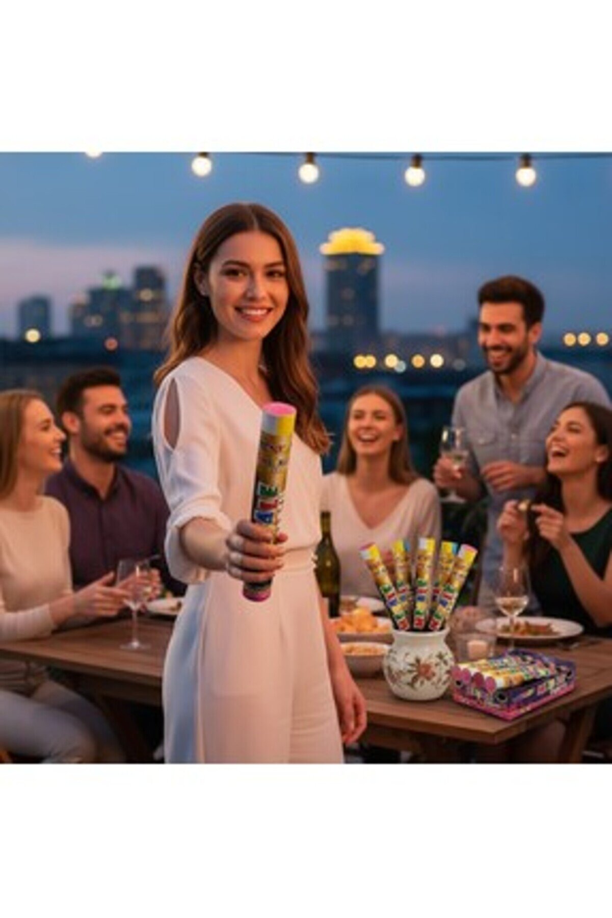 İrhanlar Hürrem Sultan Flashlı Feza Torpi̇l1 Paket Kırmızı Si̇s Dumanlı Yüksek Ses Büyük Boy 20 Adet