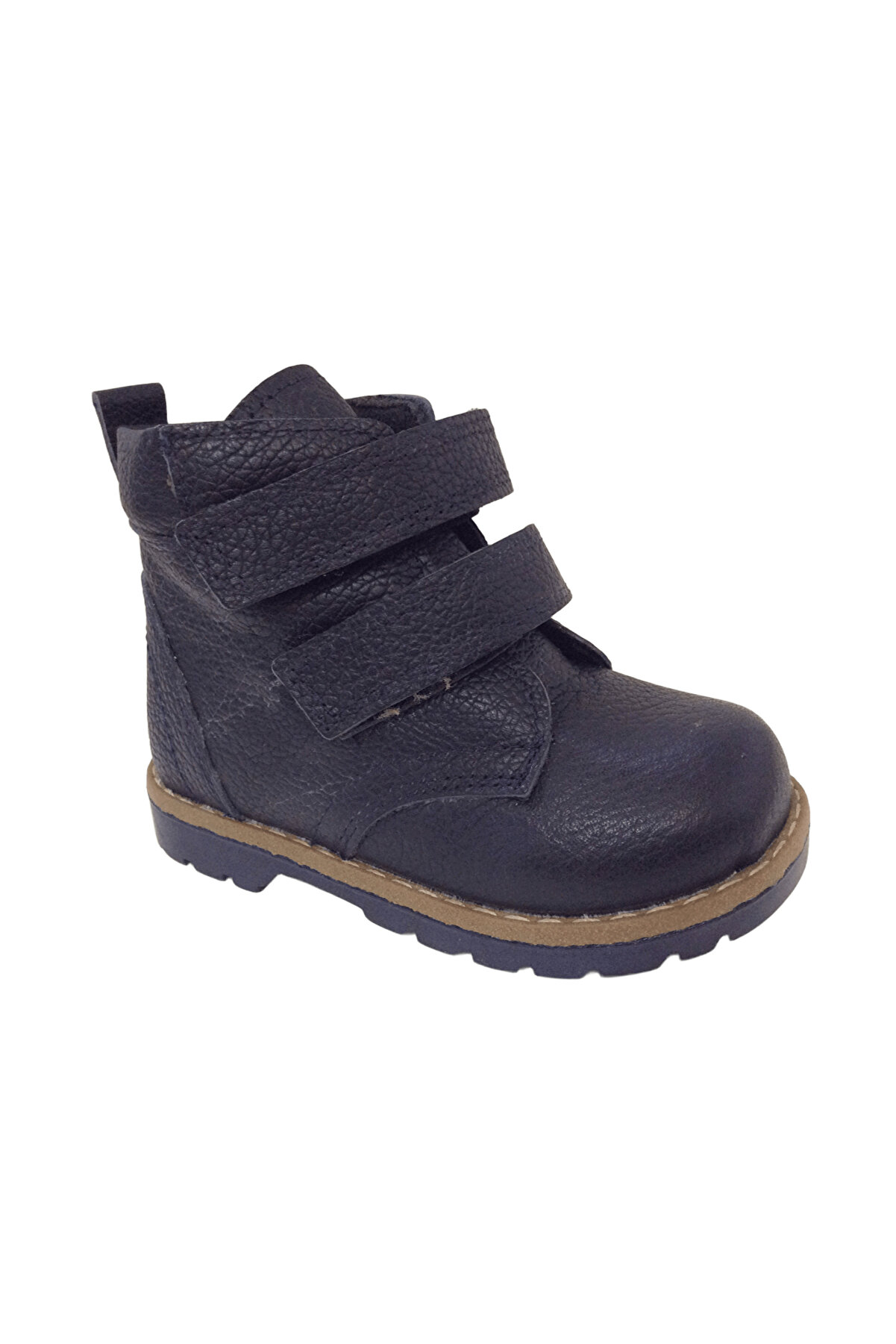 Ortopedi̇kal1001 Ri̇dente K.laci̇vert-Kırmızı Bebe Erkek &Ccedil;ocuk Bot % 100 Deri̇ Cırtlı