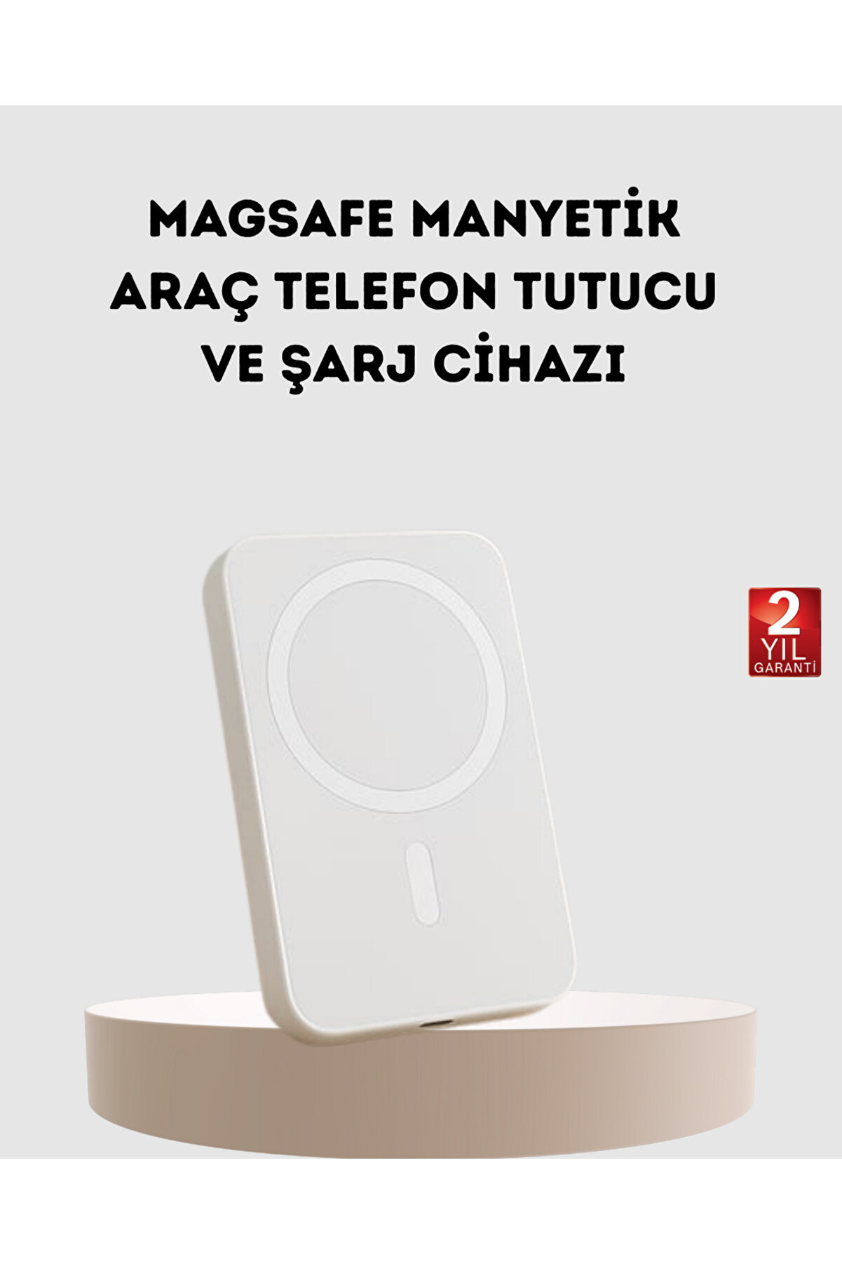 Zero Land Nrzsnt 5000Mah Manyeti̇k Powerbank &ndash; İphone Seri̇si̇ İ&ccedil;i̇n Taşınabi̇li̇r Kablosuz (211233) Şarj Ci̇hazı