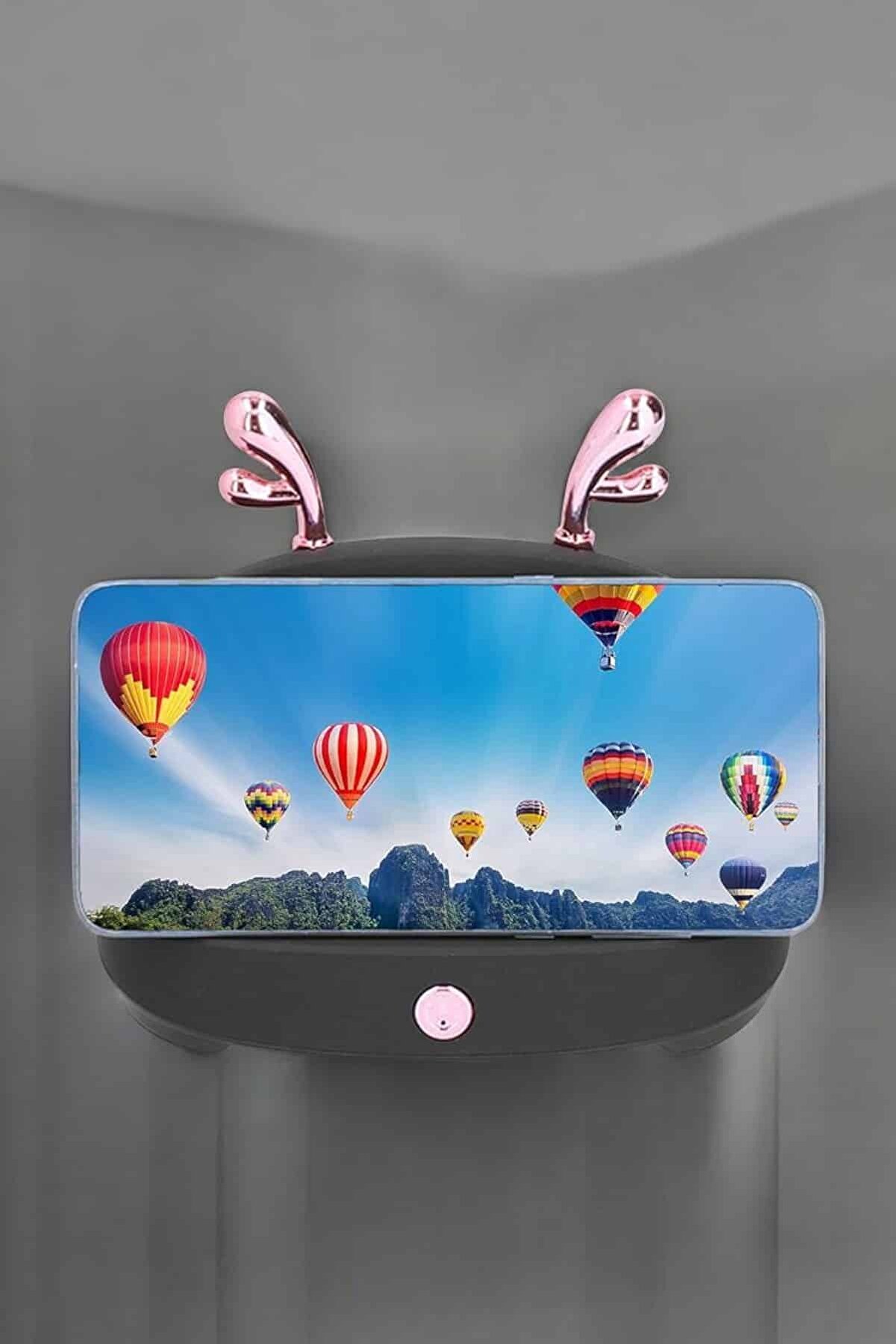 Zero Land Kesgi̇n Market &reg; Bluetooth Hoparl&ouml;r Telefon Tutuculu Akıllı Hoparl&ouml;r Uzun Pi̇l &Ouml;mr&uuml;