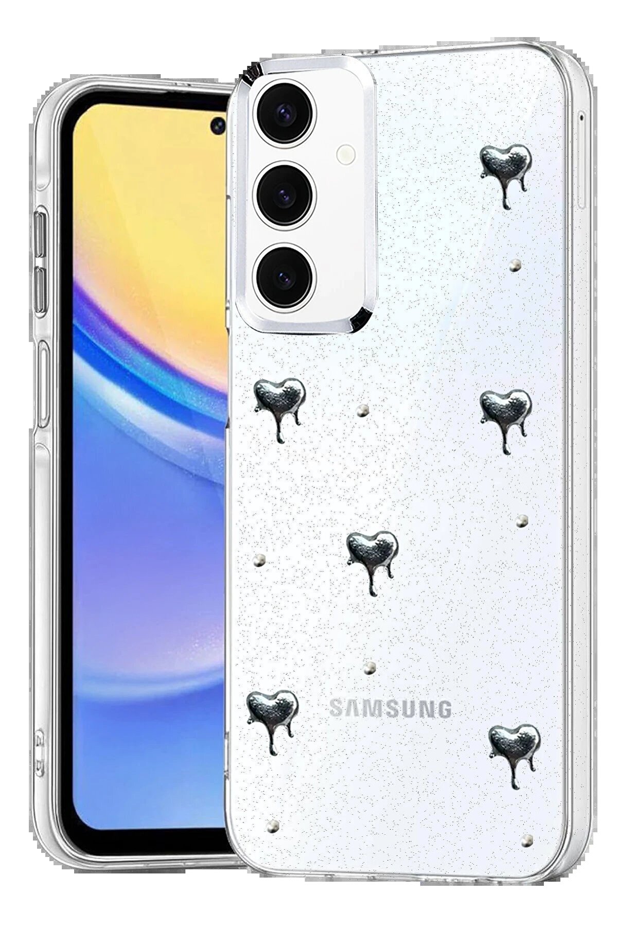 İsmi̇yle Al Cpt16 Samsung Galaxy A24 4G Fi̇yonk Desenli̇ Kapak - Desen 9