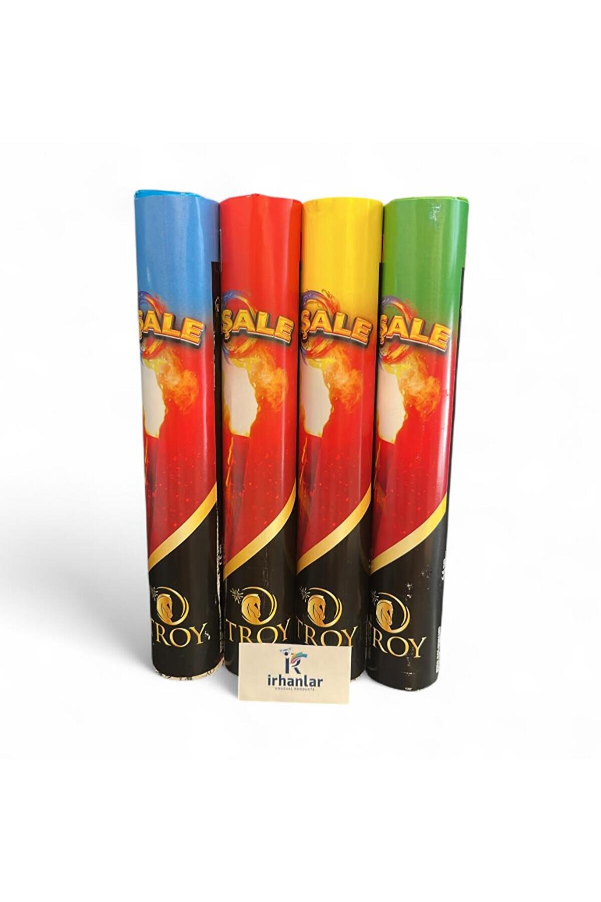 İrhanlar 4 Adet Mesal Pro 60Sn Yanma S&uuml;resi̇ D&uuml;ğ&uuml;n Kına S&uuml;nnet Renk Parti̇ Geli̇n Alma Renkli̇