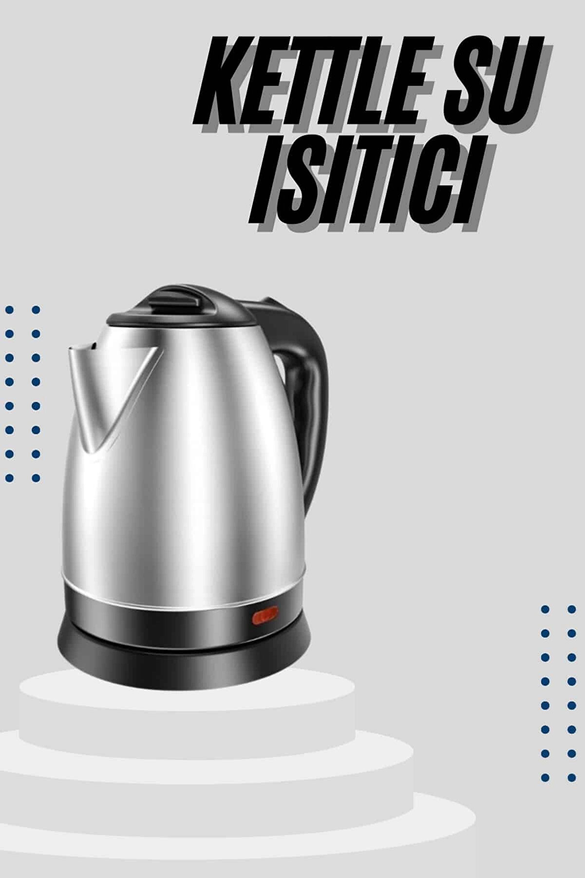Buti̇k Bfs Kettle C F Ti̇pi̇ 220-240V Paslanmaz &Ccedil;eli̇k Elektri̇k Kablolu Otomati̇k Kapanma