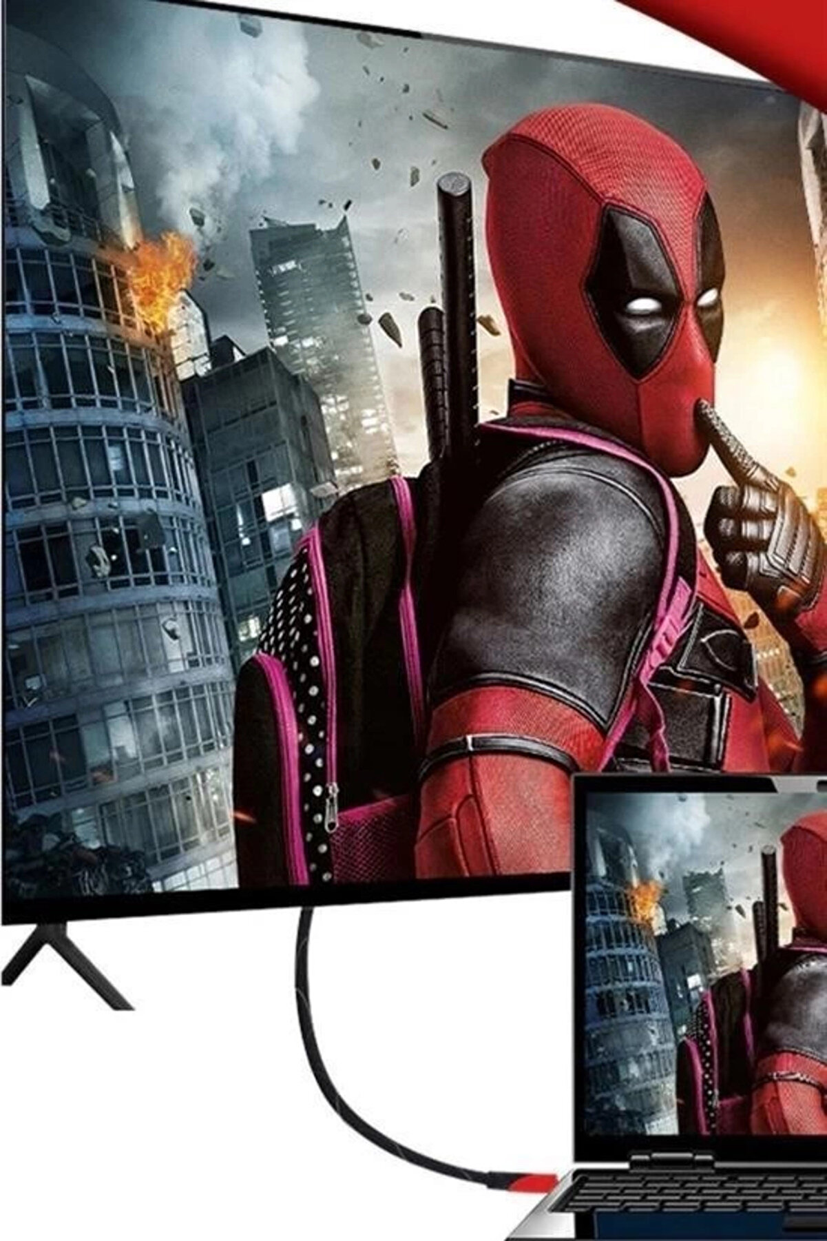 Buti̇k Hdmı Kablosu Hdtv Bi̇lgi̇sayar Uydu G&ouml;r&uuml;nt&uuml; Ses Full Hd Sargılı G&ouml;r&uuml;nt&uuml; Aktarma Kablosu