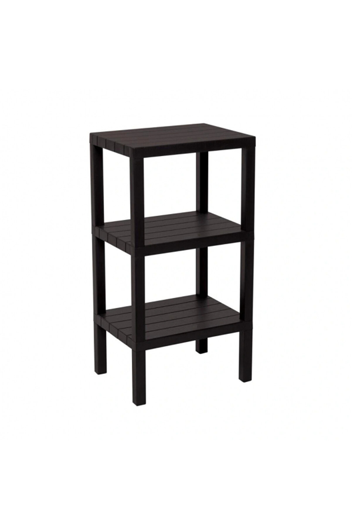 Go İthalat 3 Raflı Si̇yah Mod&uuml;ler &Uuml;ni̇te Plasti̇k 38X29X74 Cm (5324)