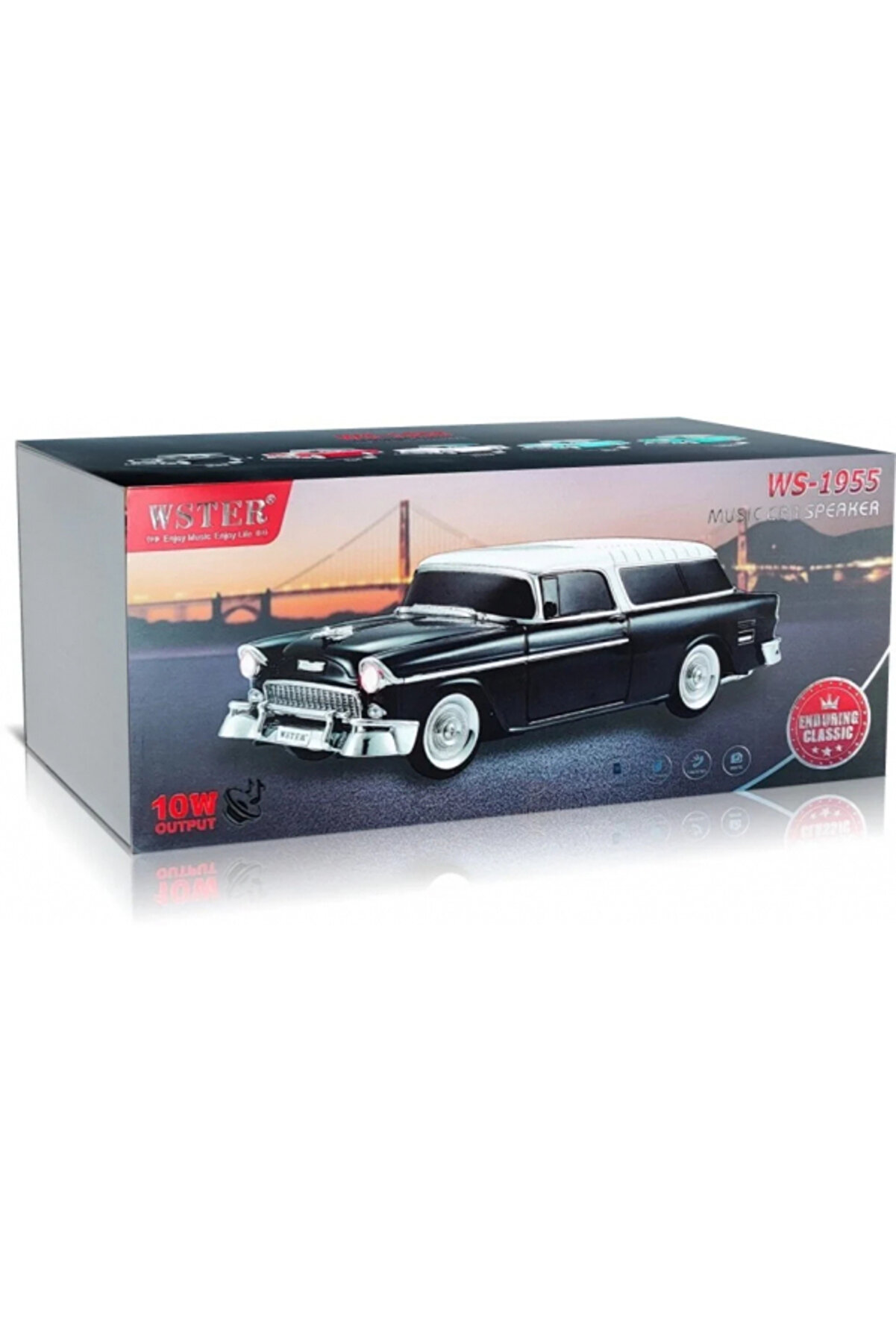 Go İthalat Chevrolet Ws-1955Bt Belai̇r 1955 Model Bluetooth Hoparl&ouml;r (5324)