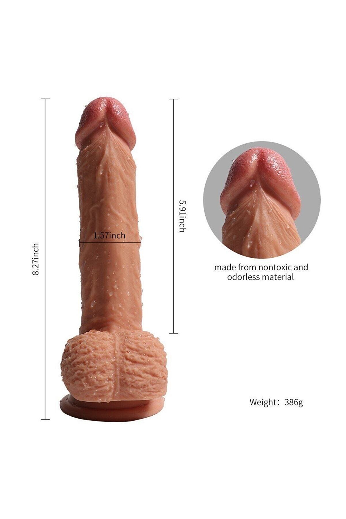 Meyrabest Ercules Bendable Curve 21 Cm Eği̇k Reali̇sti̇k Peni̇s