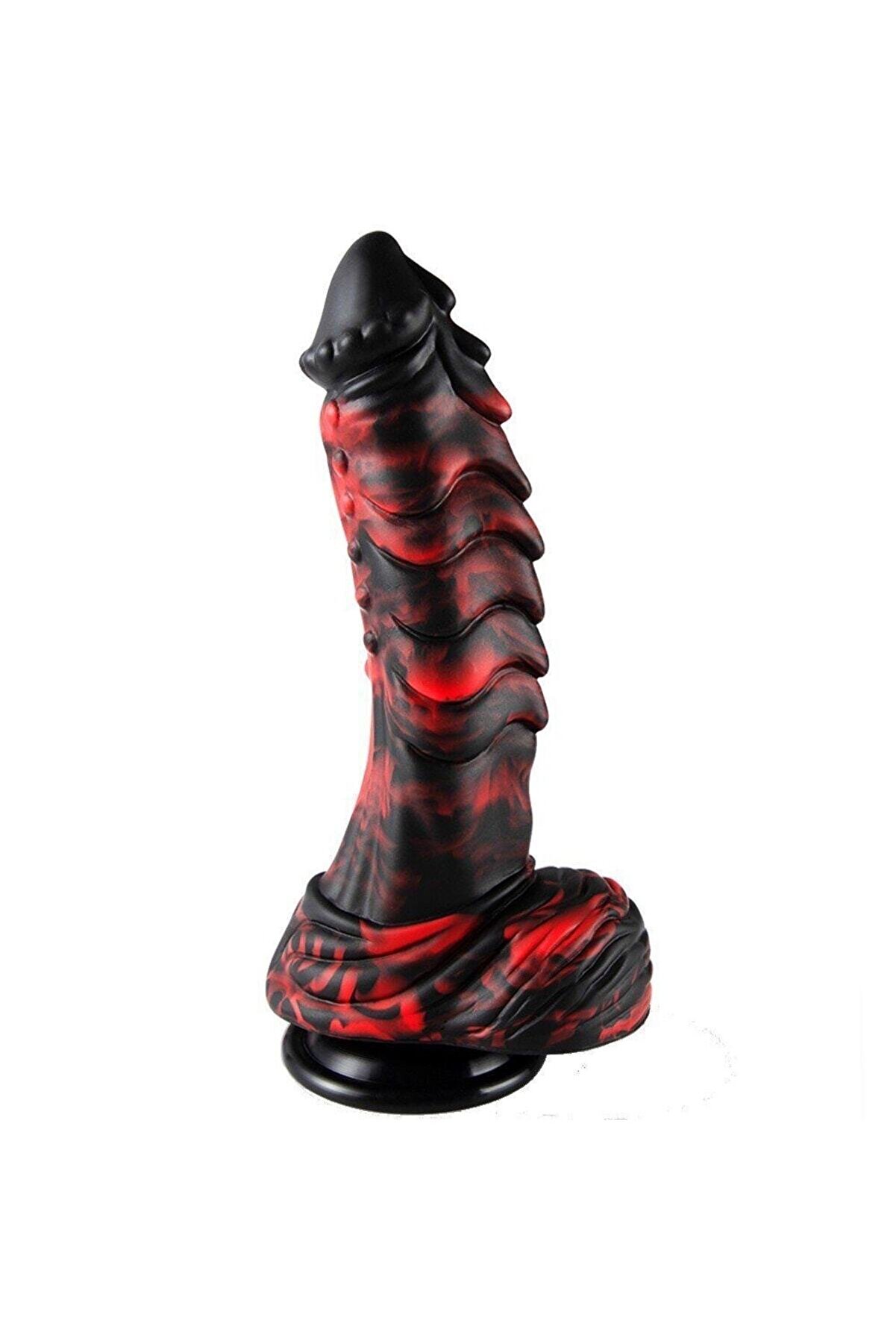 Meyrabest Monster 23 Cm Kırmızı Reali̇sti̇k Di̇ldo