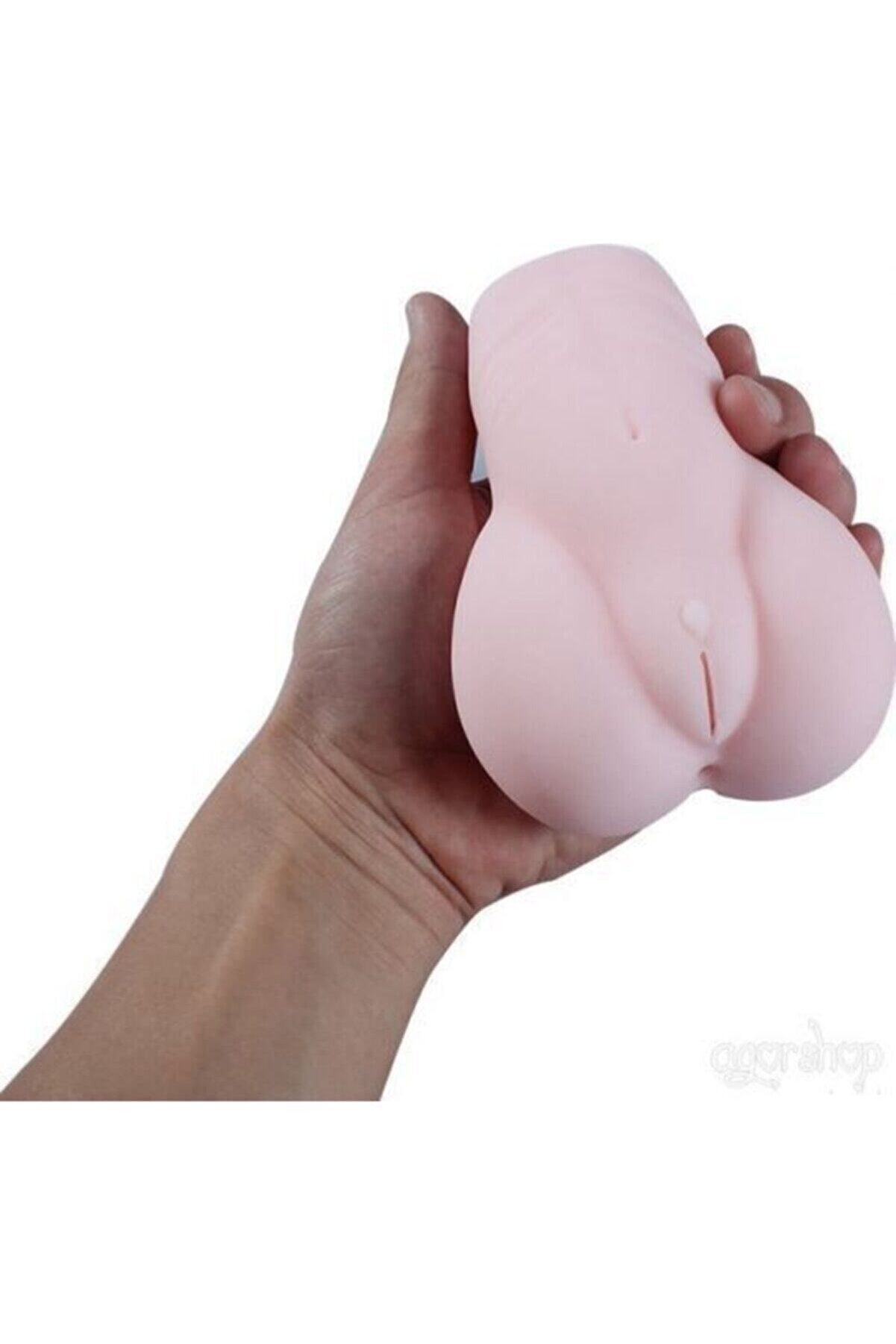 Meyrabest Saklanabi̇li̇r 2 Işlevli̇ Anal Ve Vaji̇nal Kullanılabi̇len Vaji̇na Mast&uuml;rbat&ouml;r