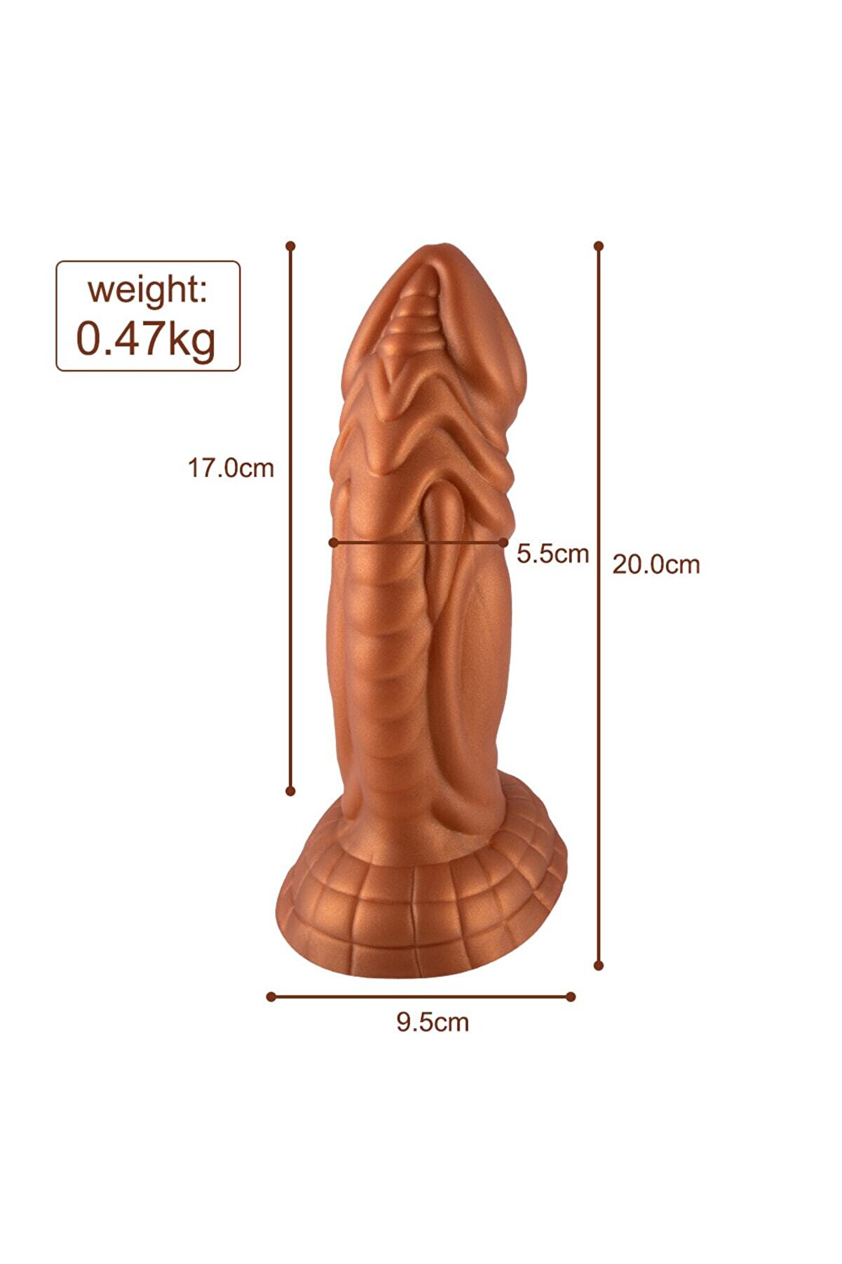 Meyrabest Monster 21.8 Cm Reali̇sti̇k Peni̇s Di̇ldo