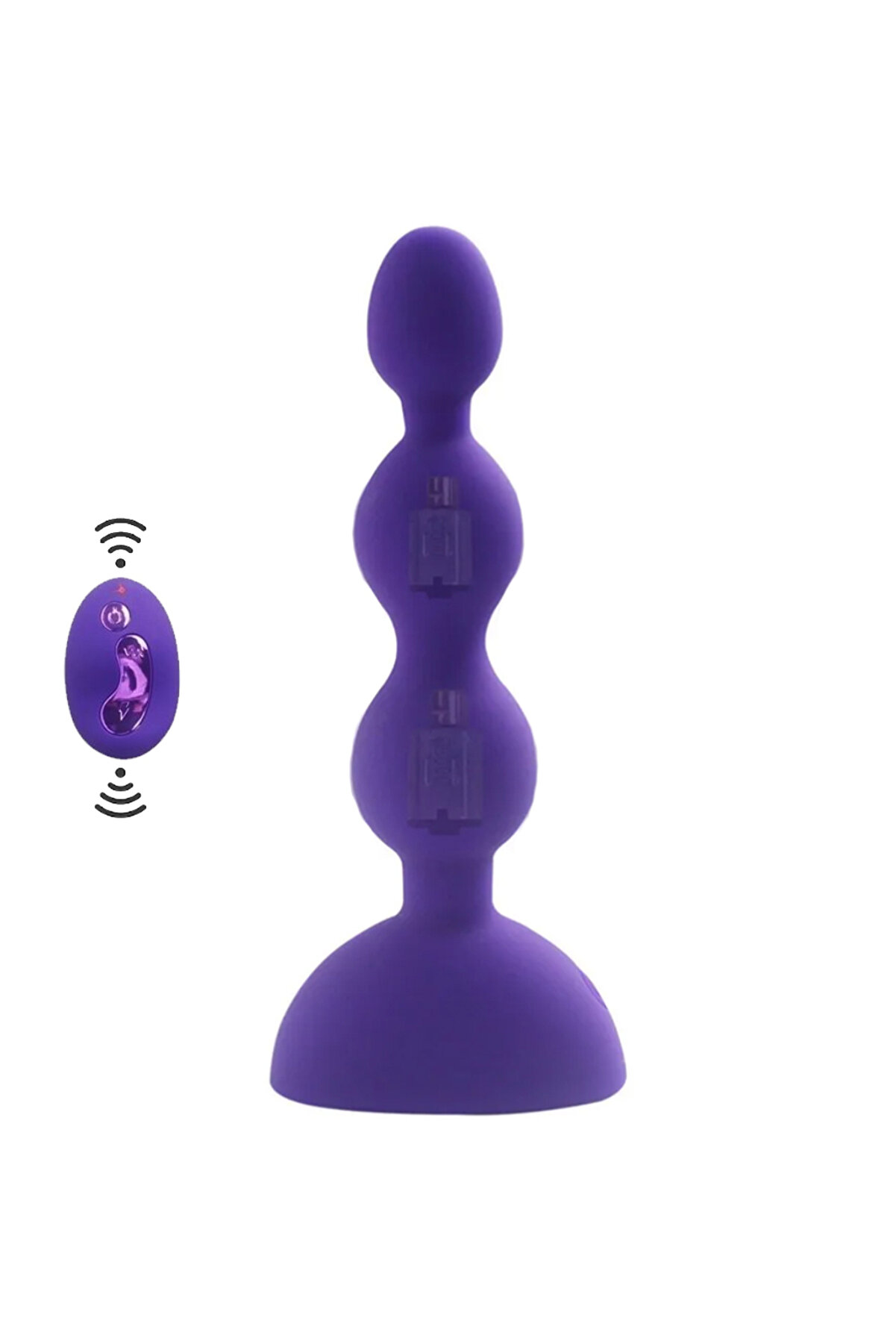 Meyrabest Aphrodi̇si̇a Si̇li̇cone Beads Uzaktan Kumandalı Boncuk Anal Vi̇brat&ouml;r-Purple