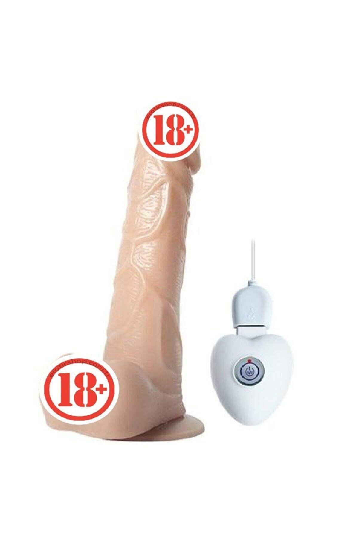 Meyrabest Oynar Başlı Ti̇treşi̇mli̇ Reali̇sti̇k Peni̇s 18 Cm