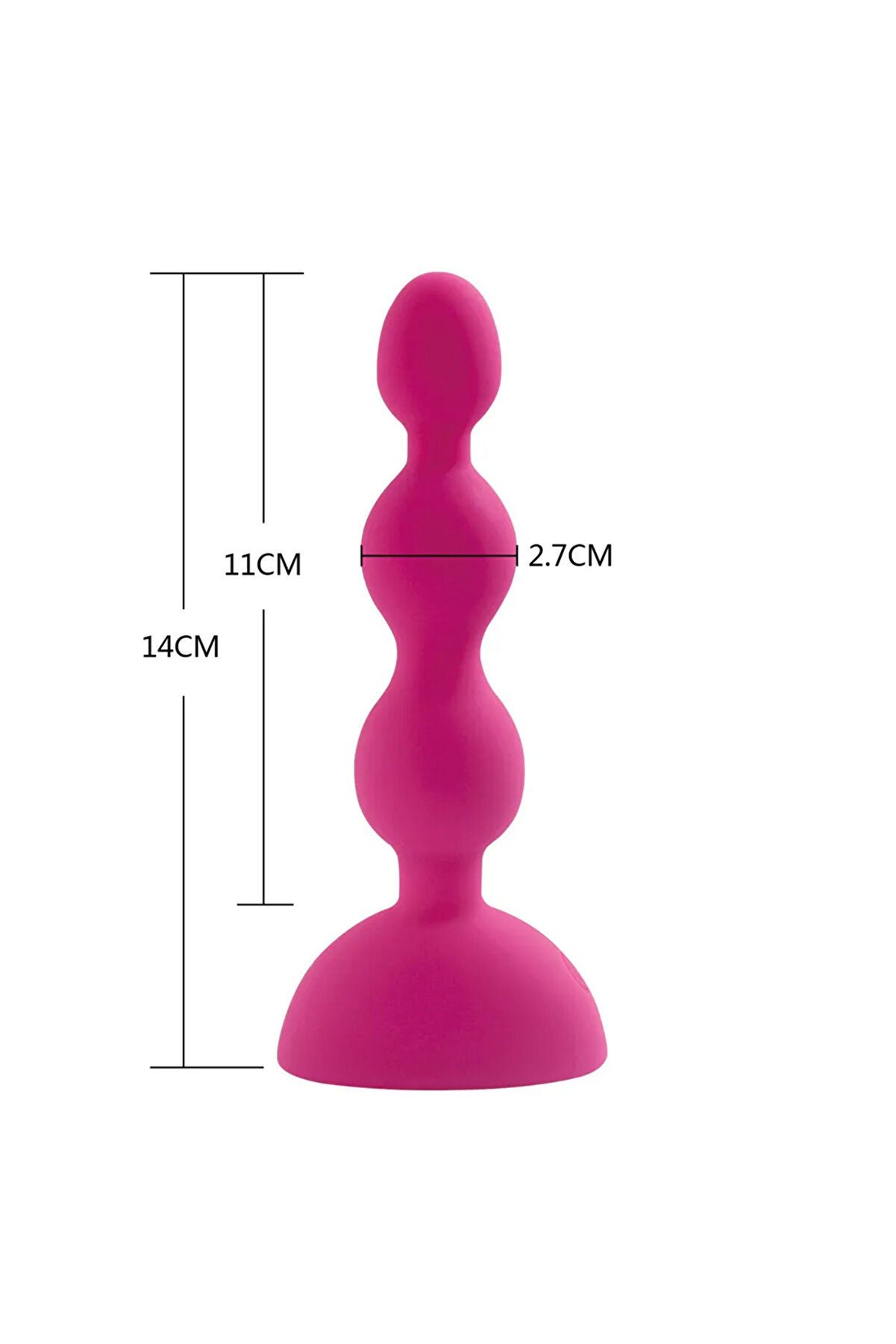 Meyrabest Aphrodi̇si̇a Si̇li̇cone Beads Uzaktan Kumandalı Boncuk Anal Vi̇brat&ouml;r-Purple