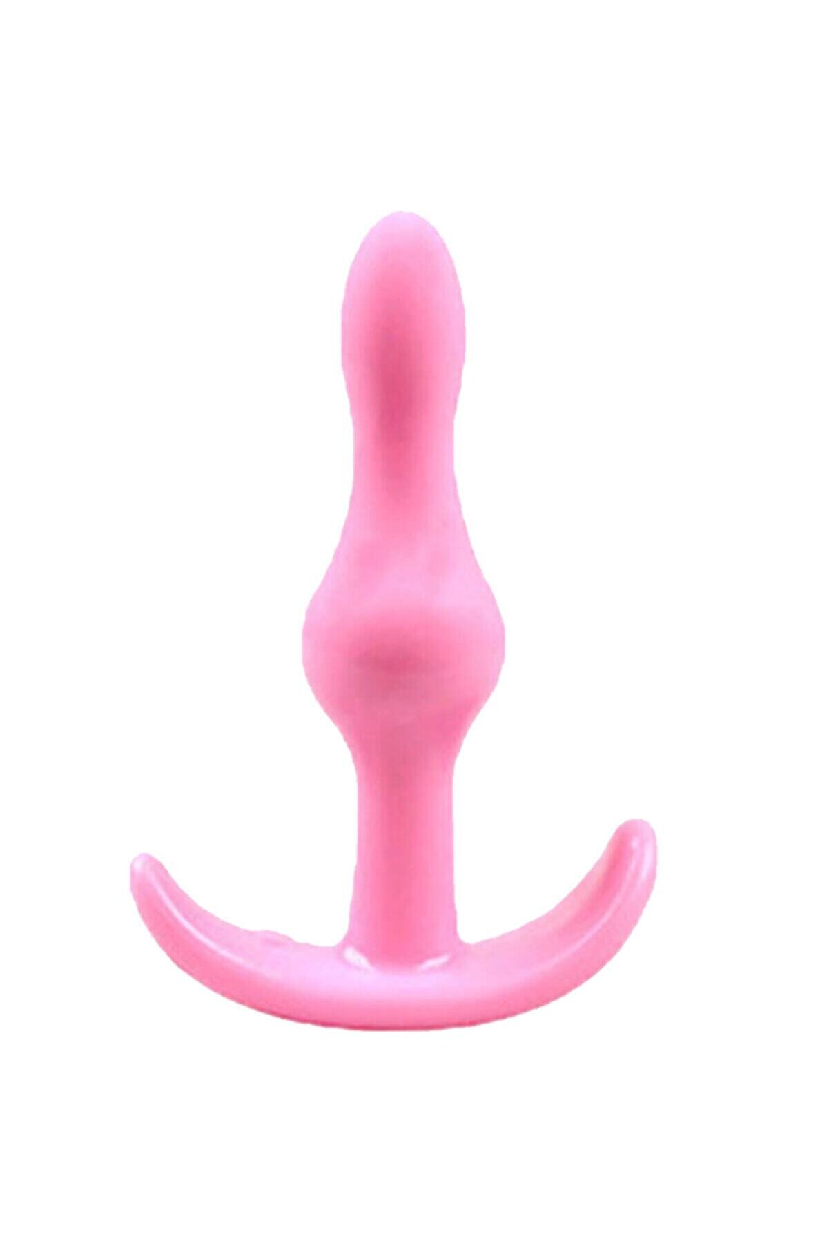 Meyrabest Pembe Mi̇ni̇ Si̇li̇cone Boğumlu Anal Masturbasyon Ve G-Spot Plug