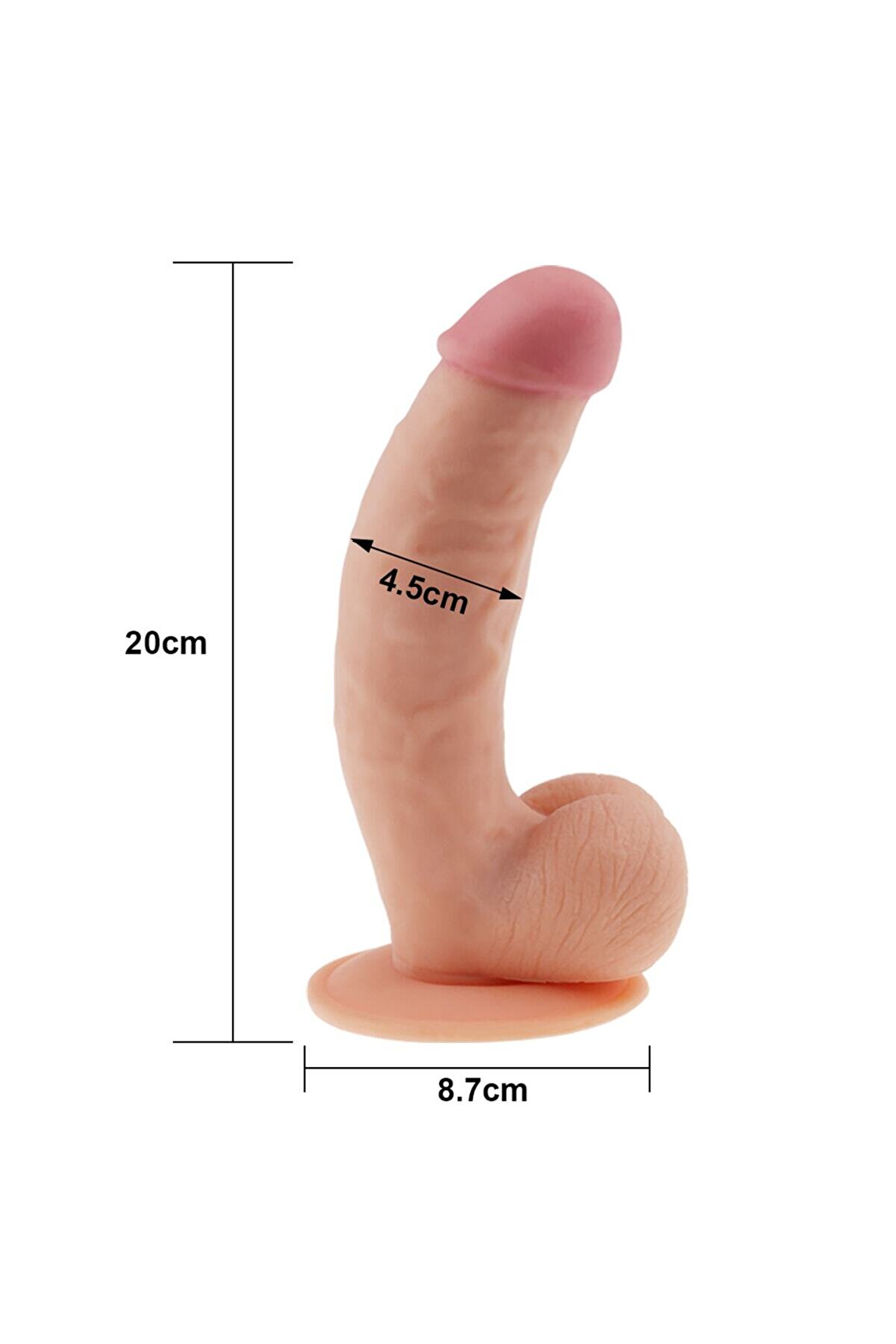 Meyrabest Dude Ur3 Doku Kalın Di̇ldo 21 Cm