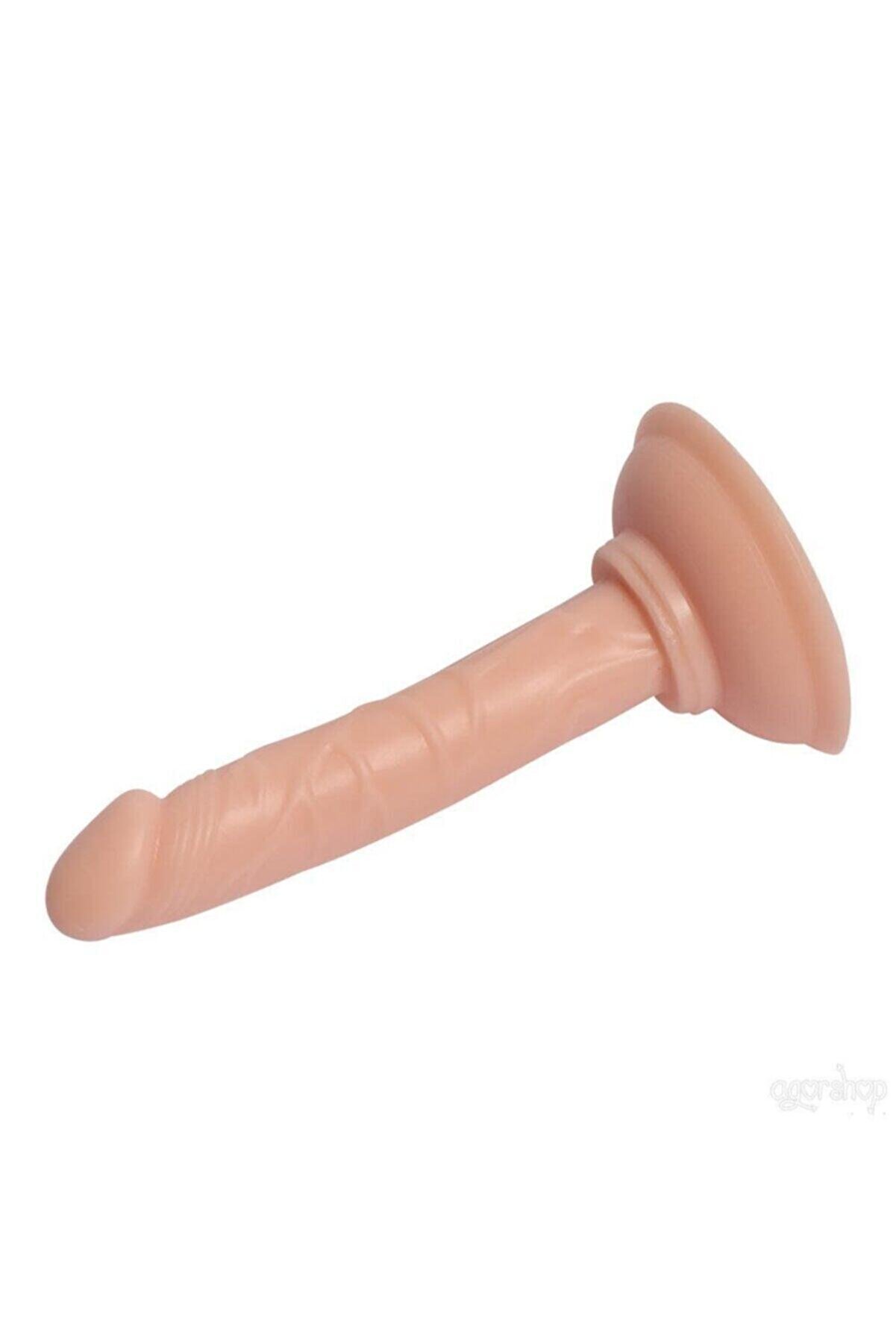 Meyrabest Anal Ve Vaji̇nal Reali̇sti̇k Yumuşak Dokulu Peni̇s 12 Cm-R530