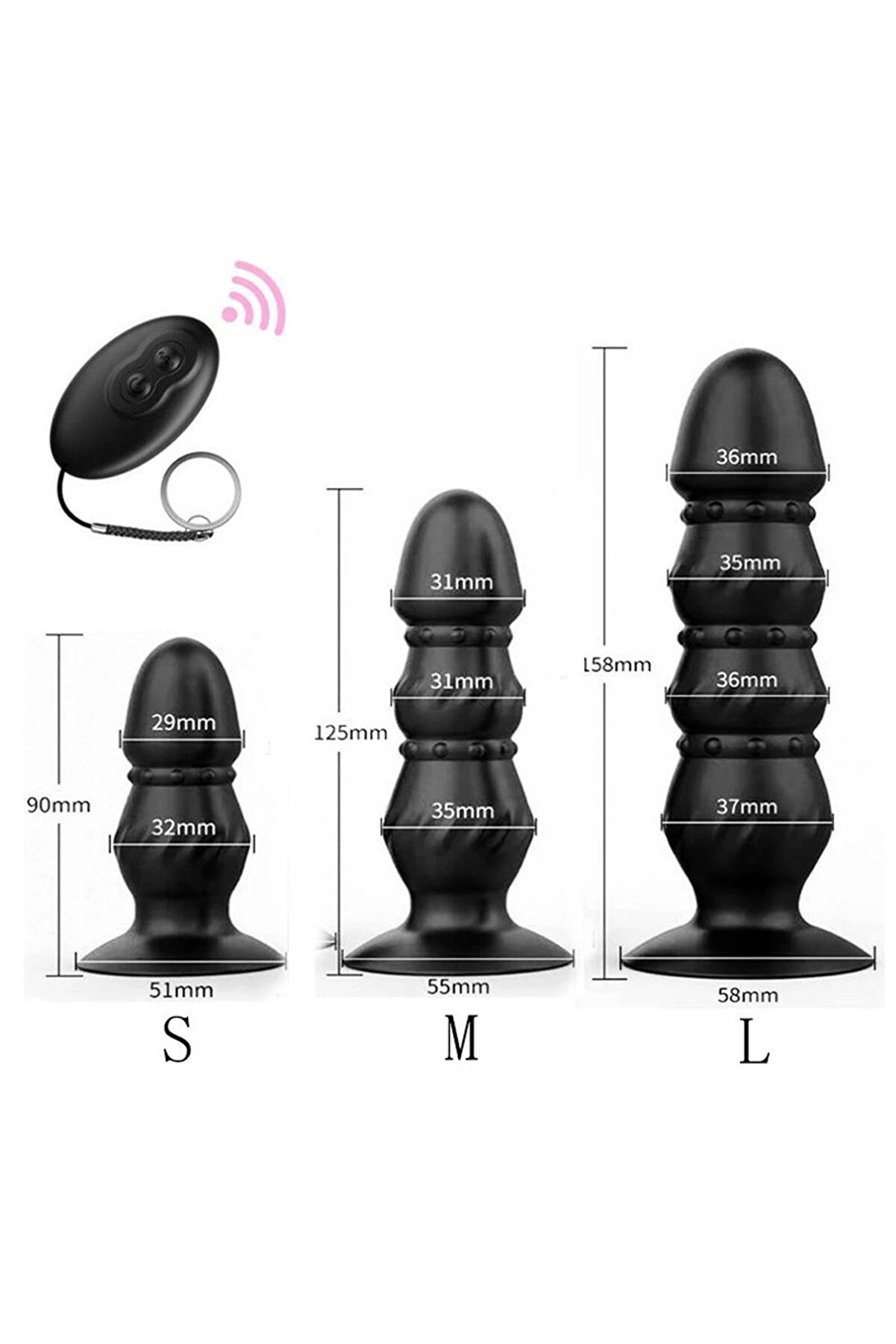 Erox Anal Fantasy Large Uzaktan Kumandalı Anal Vi̇brat&ouml;r