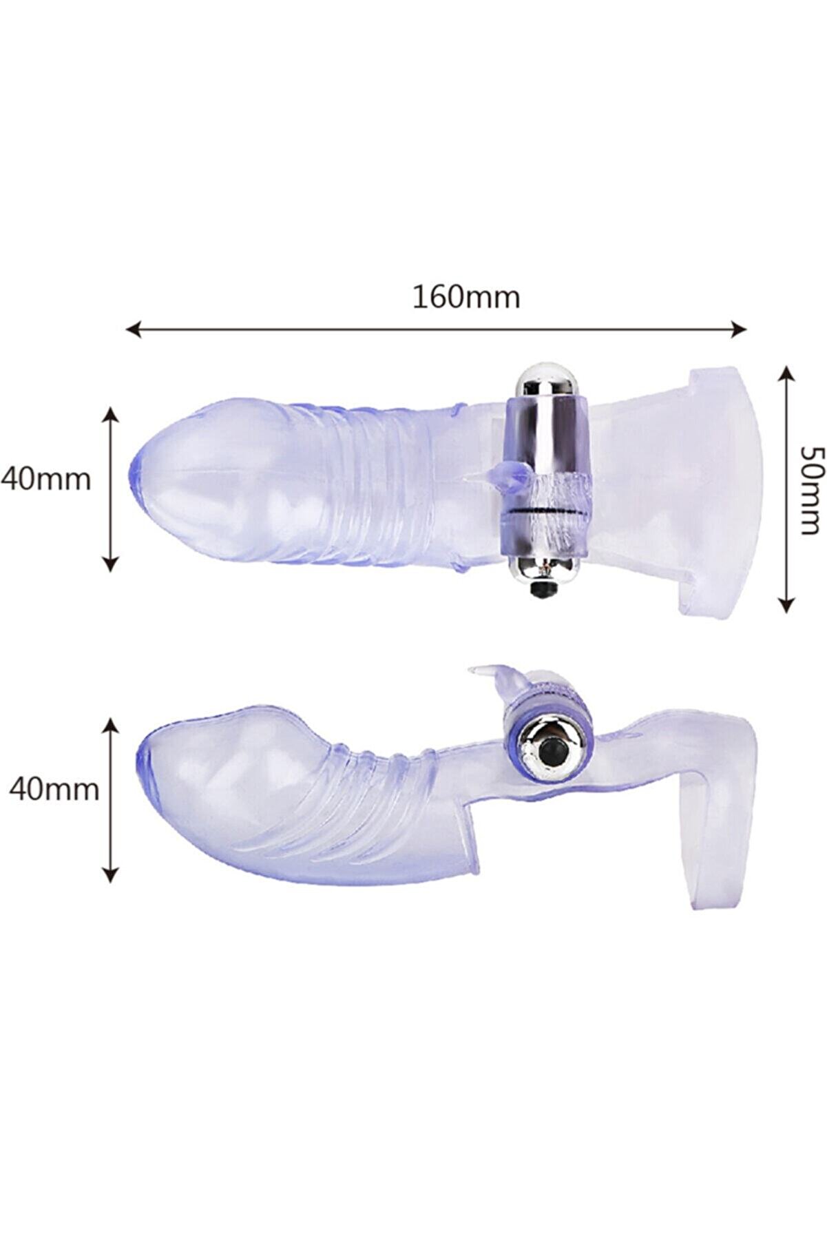 Erox Fi̇nger G-Sti̇mulant 10 Mod Parmak Vi̇brat&ouml;r Mor