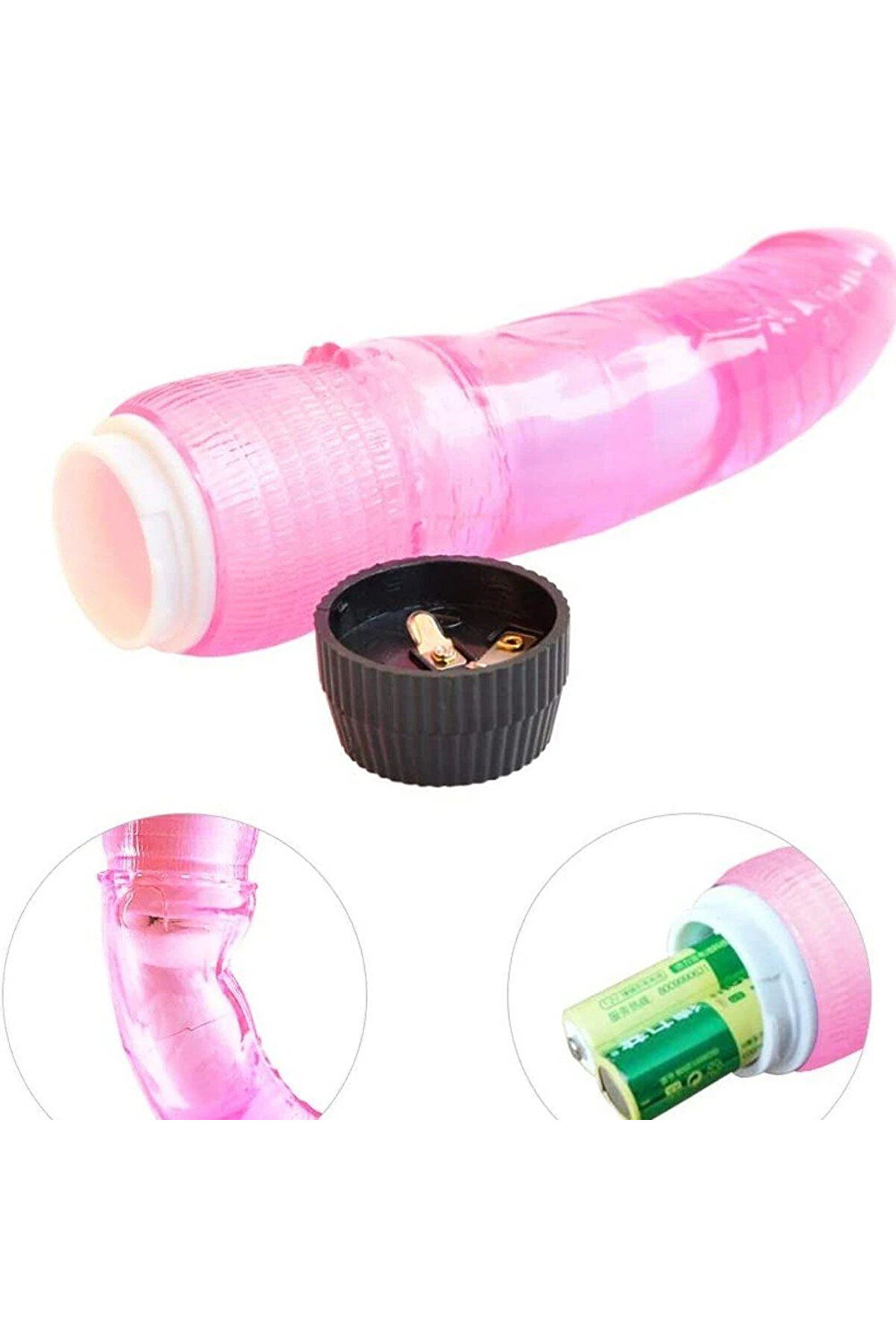 Erox Vi̇bes Waves Pi̇nk Kademeli̇ Ti̇treşi̇mli̇ 18 Cm Jel Vi̇brat&ouml;r